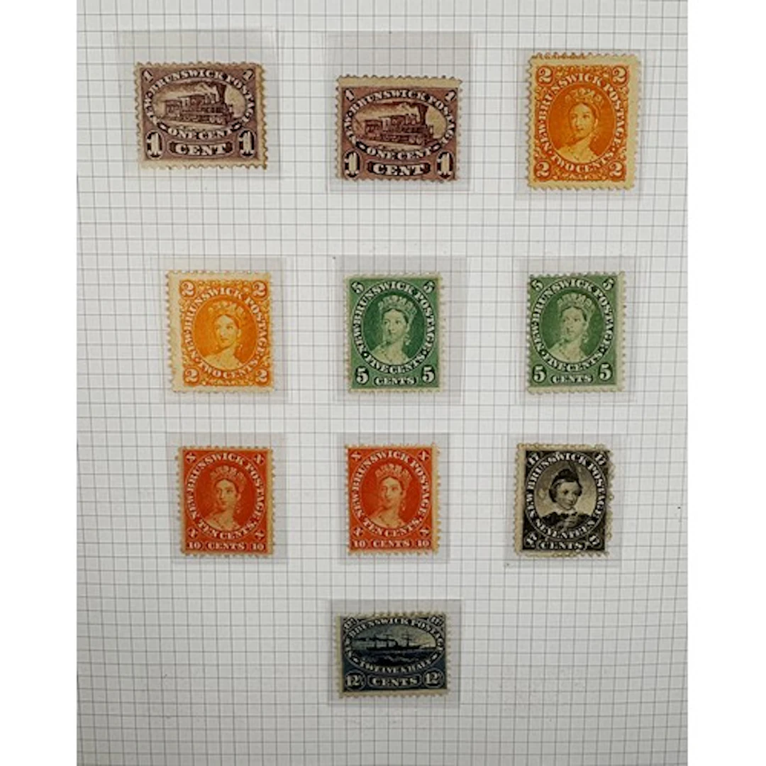 A ring binder containing a valuable collection of Canada, fr...