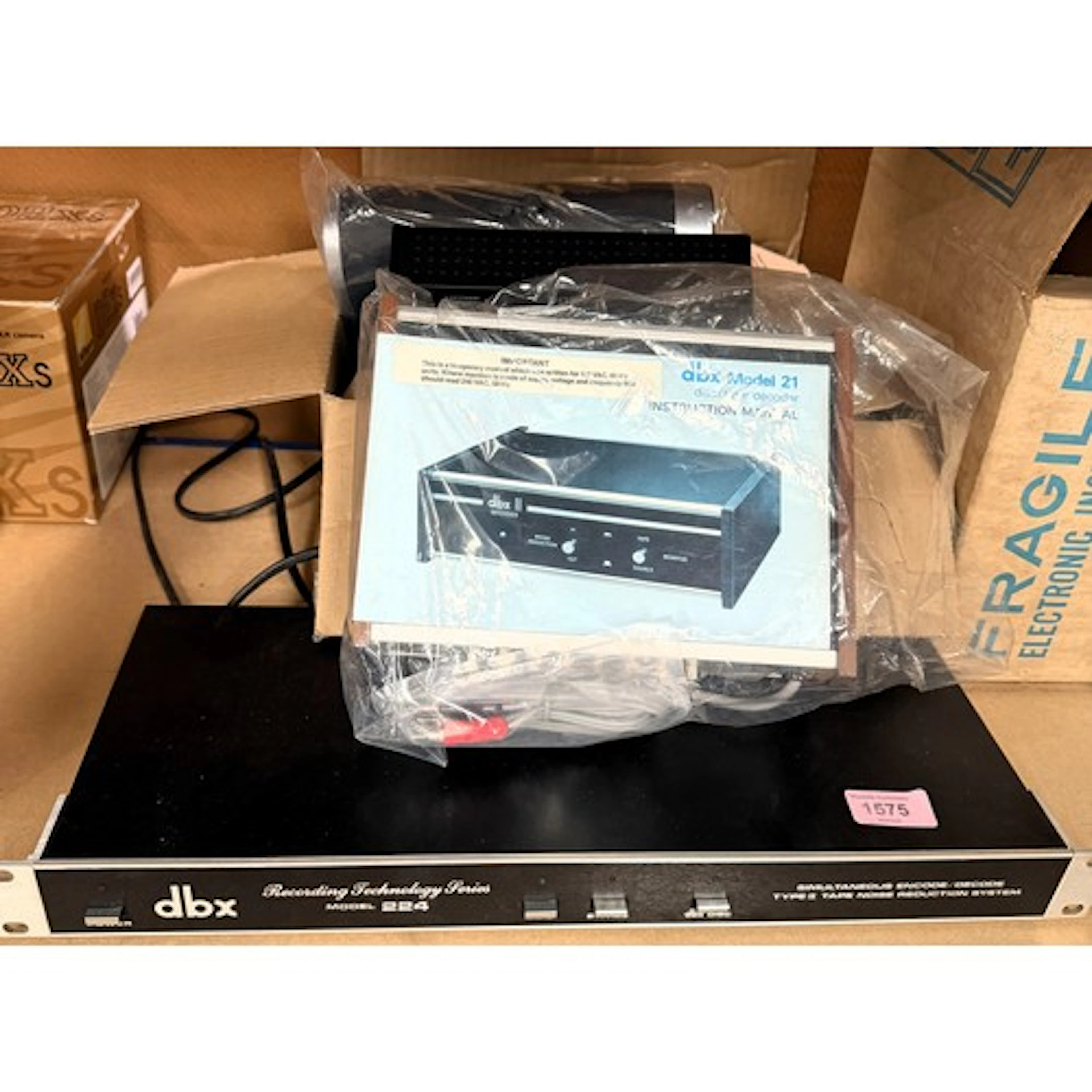 A vintage GBX Recording Technology Series, model 224; a GBX ...