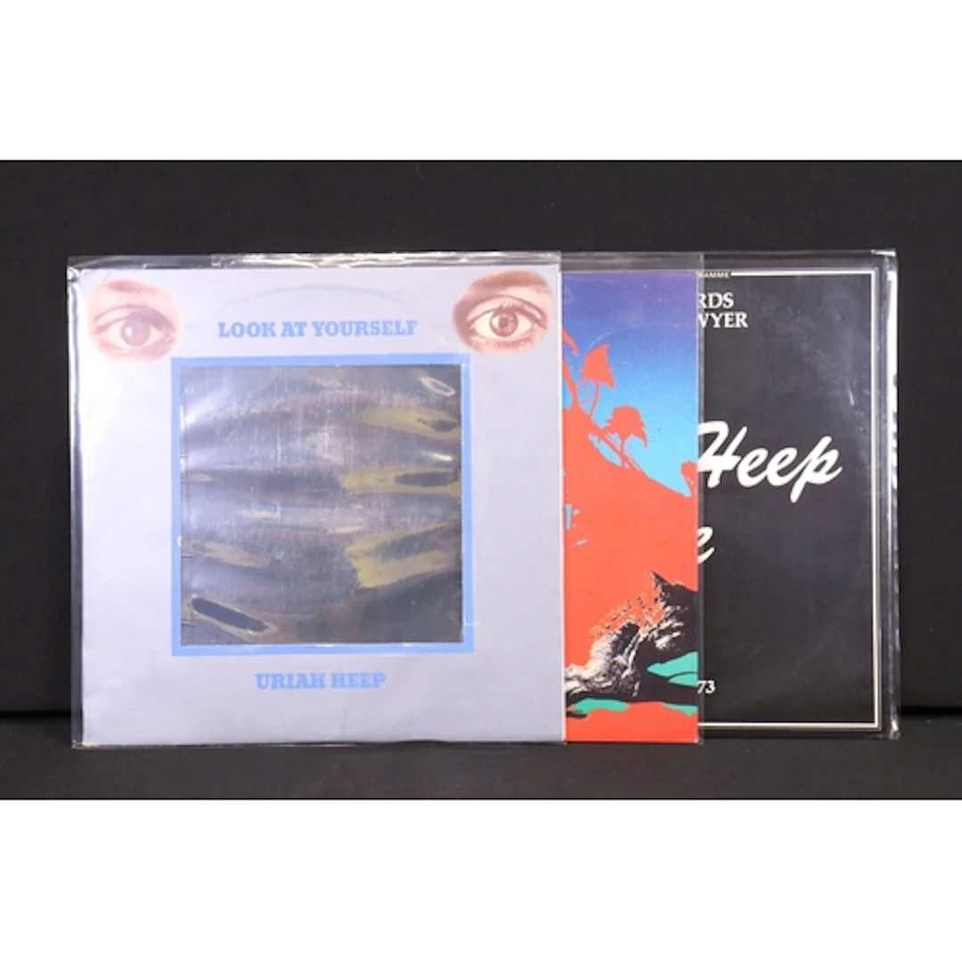 Vinyl - 3 Uriah Heep original UK pressing LP’s to include: L...