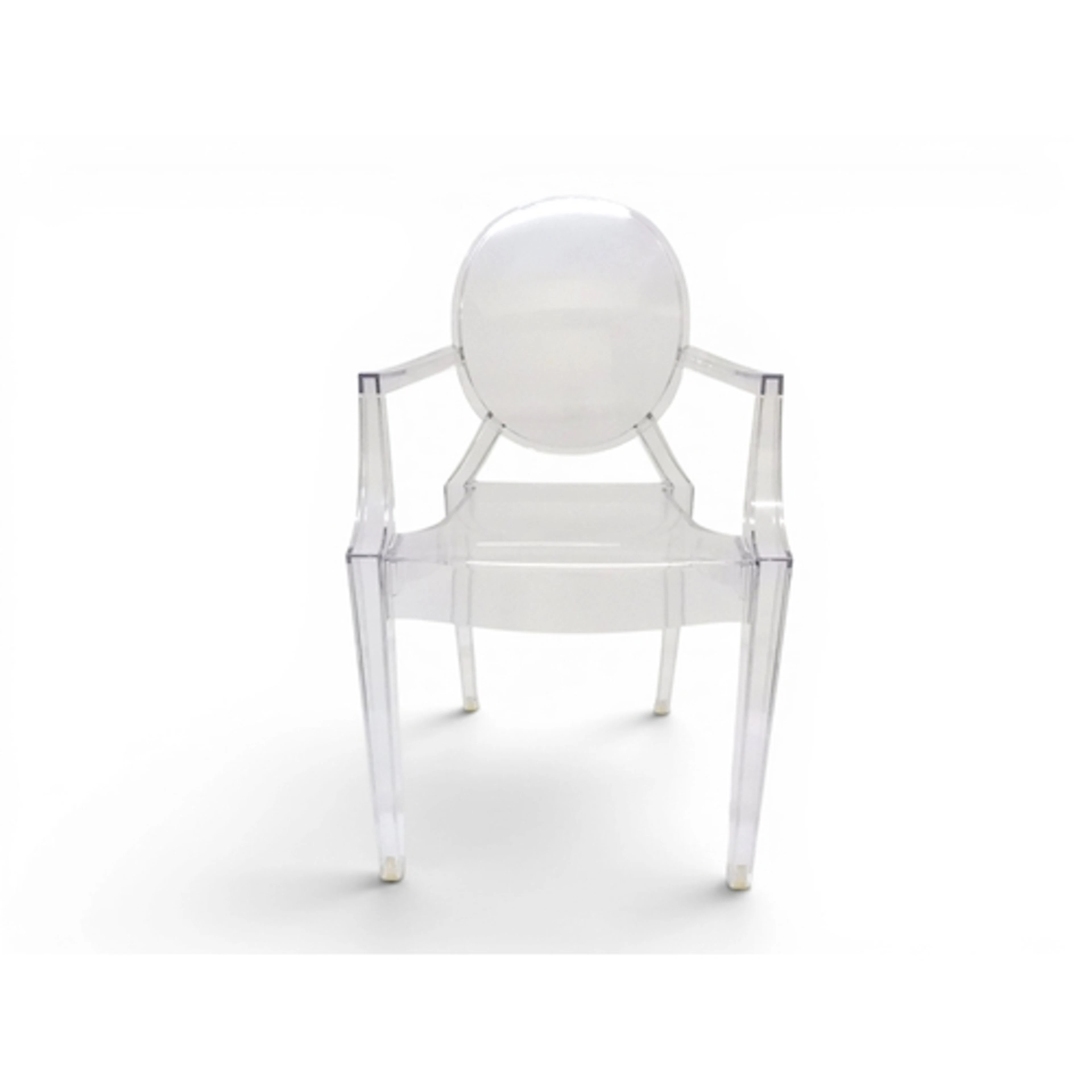 A PHILIPPE STARCK FOR KARTELL "LOUIS GHOST" TRANSLUCENT ARMC...