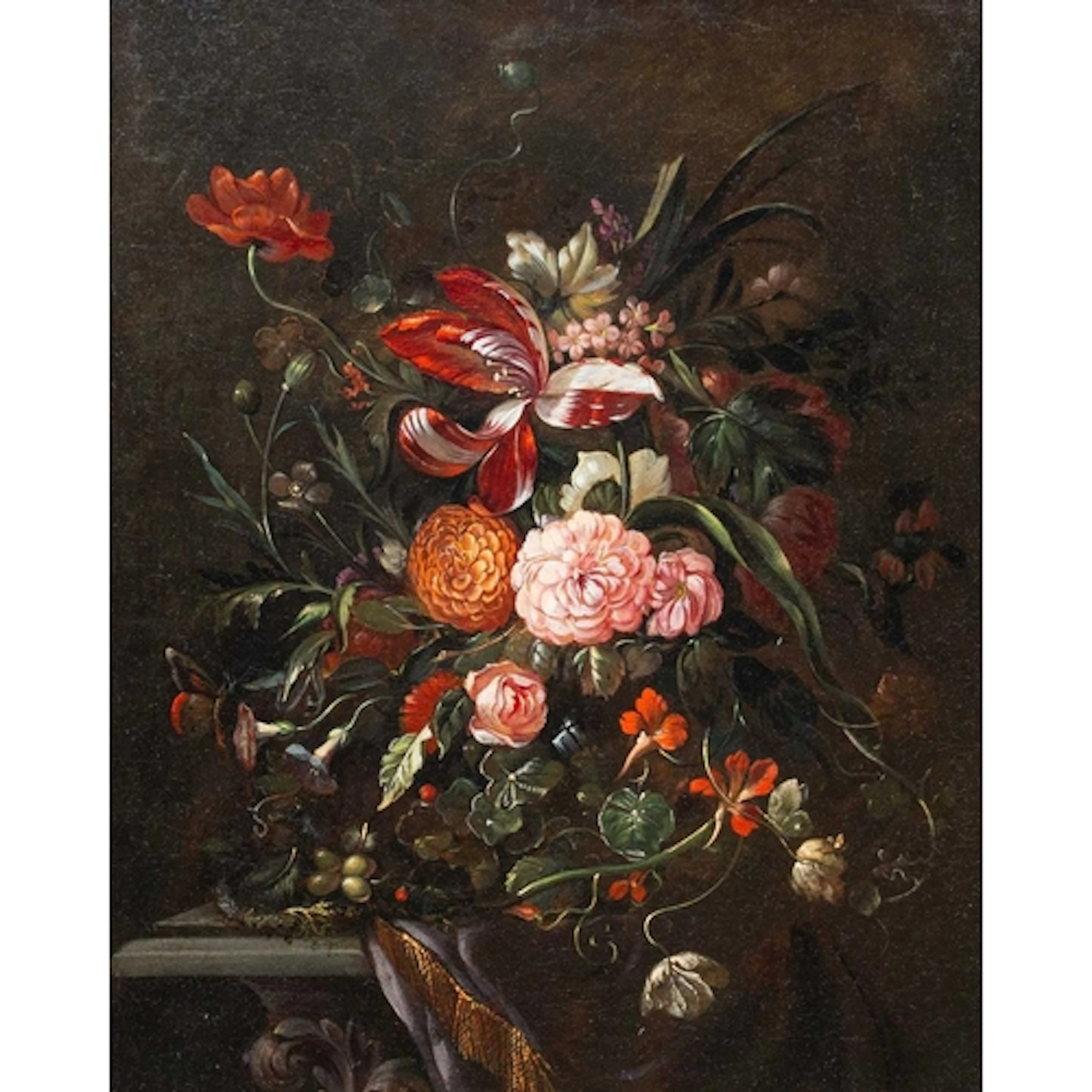Circle of Rachel RUYSCH (1664-1750) Still Life of Flowers Oi...