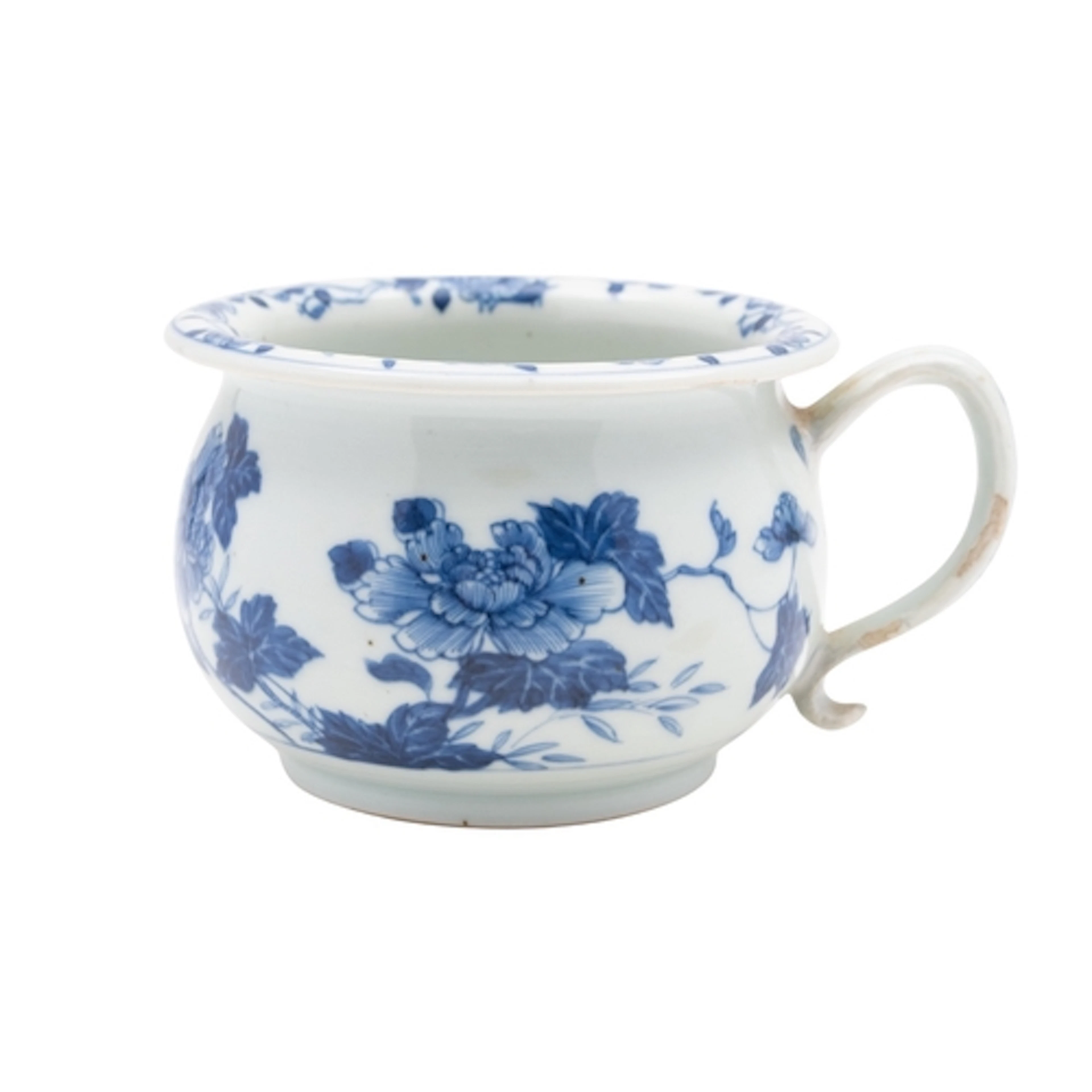 A Chinese Nanking Cargo child's chamber pot, mid 18th centur...