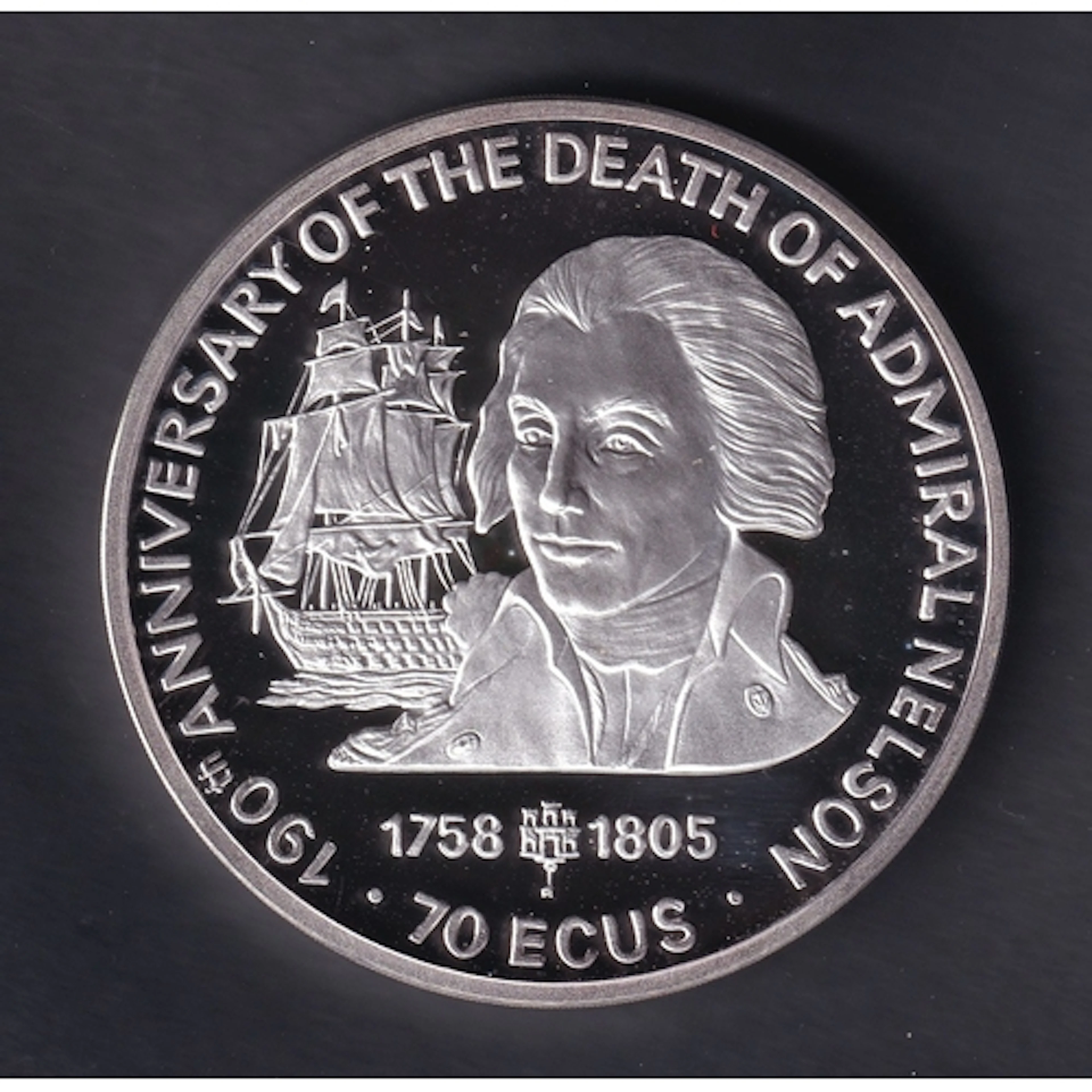 1995 Gibraltar, Anniversary of Admiral Nelson commemorative ...