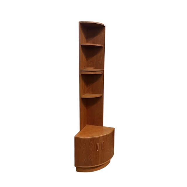 A G Plan corner bookcase, width 65cm, depth 45cm, height 199...