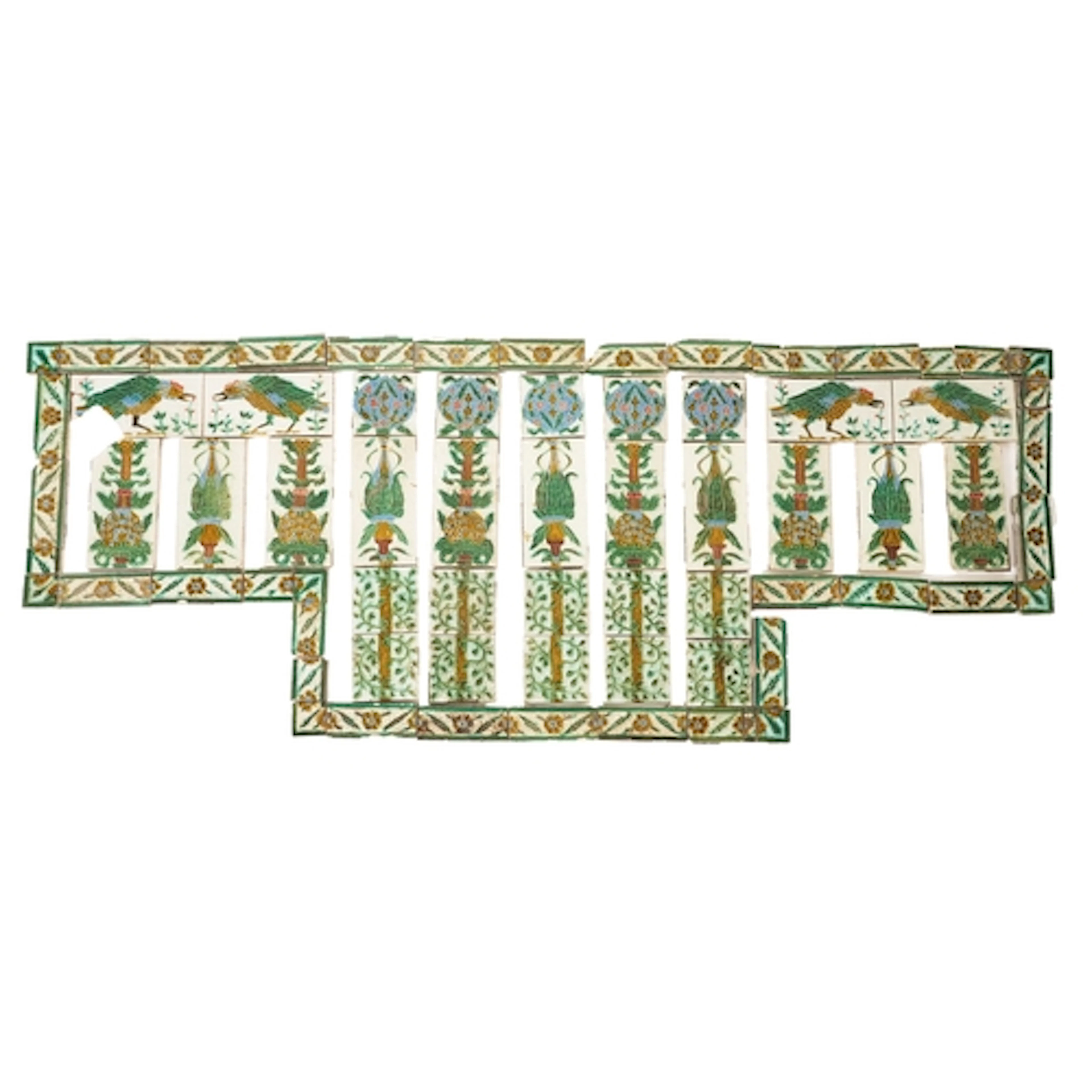 Medmenham Pottery: A quantity of Arts and Crafts tiles decor...