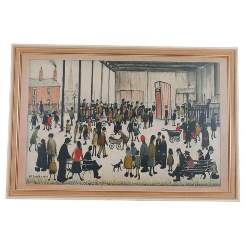After LS Lowry (1887-1967), Punch and Judy, print by Baynard...