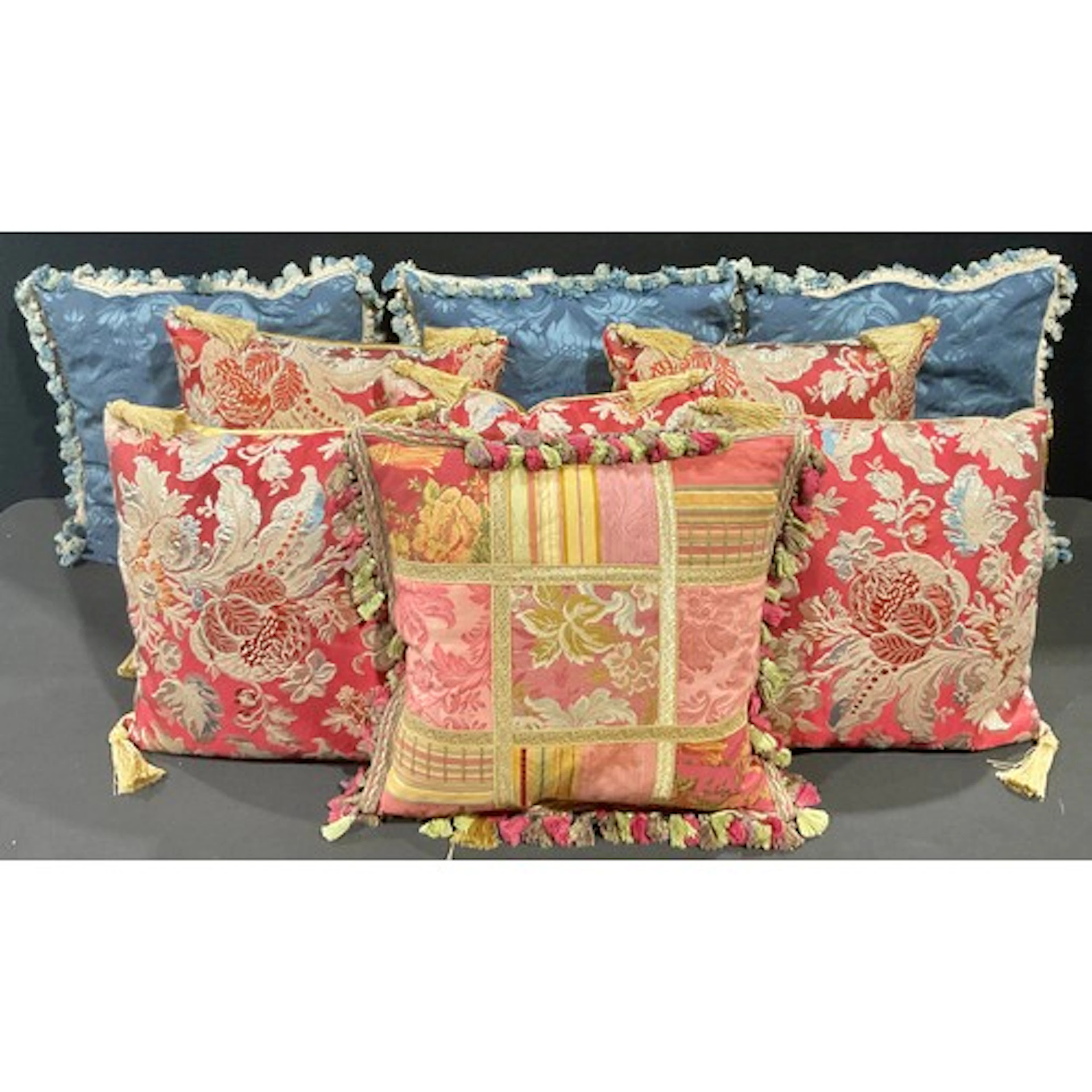 Soft Furnishings & Interior Decoration - a set of five 19th ...