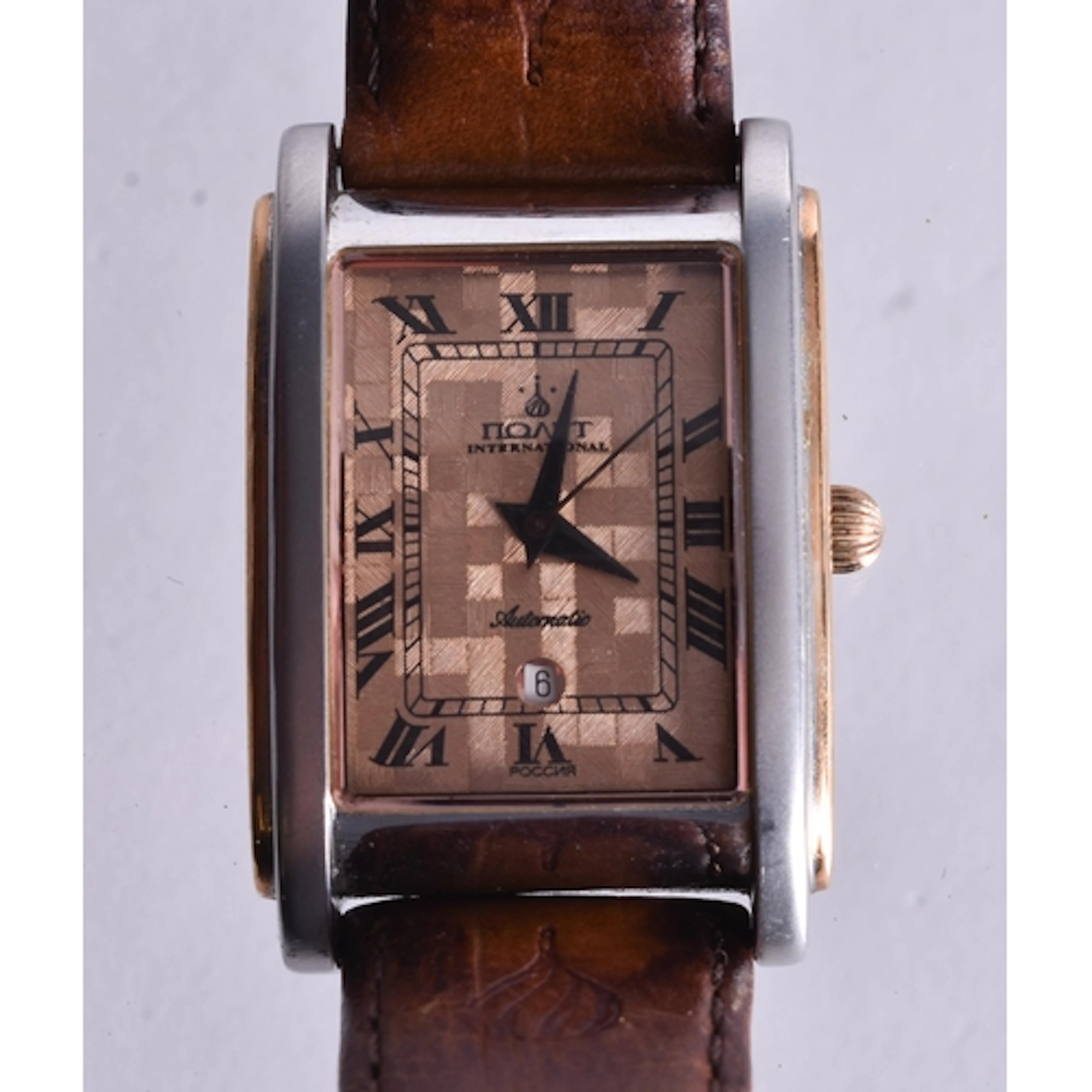 Poljot International Tank Style Watch Automatic Working. 4 c...