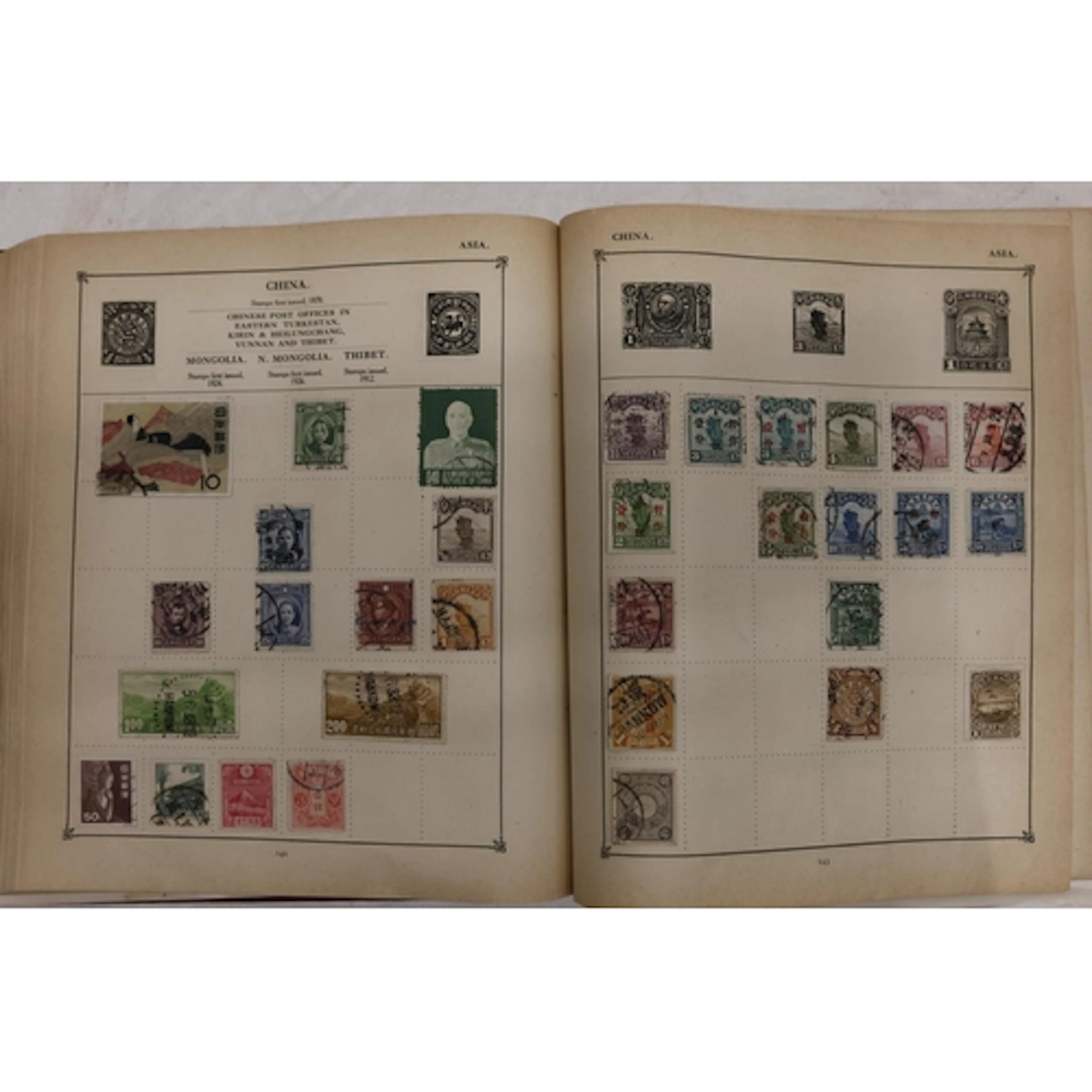 The Strand Stamp Album containing a large number of world st...