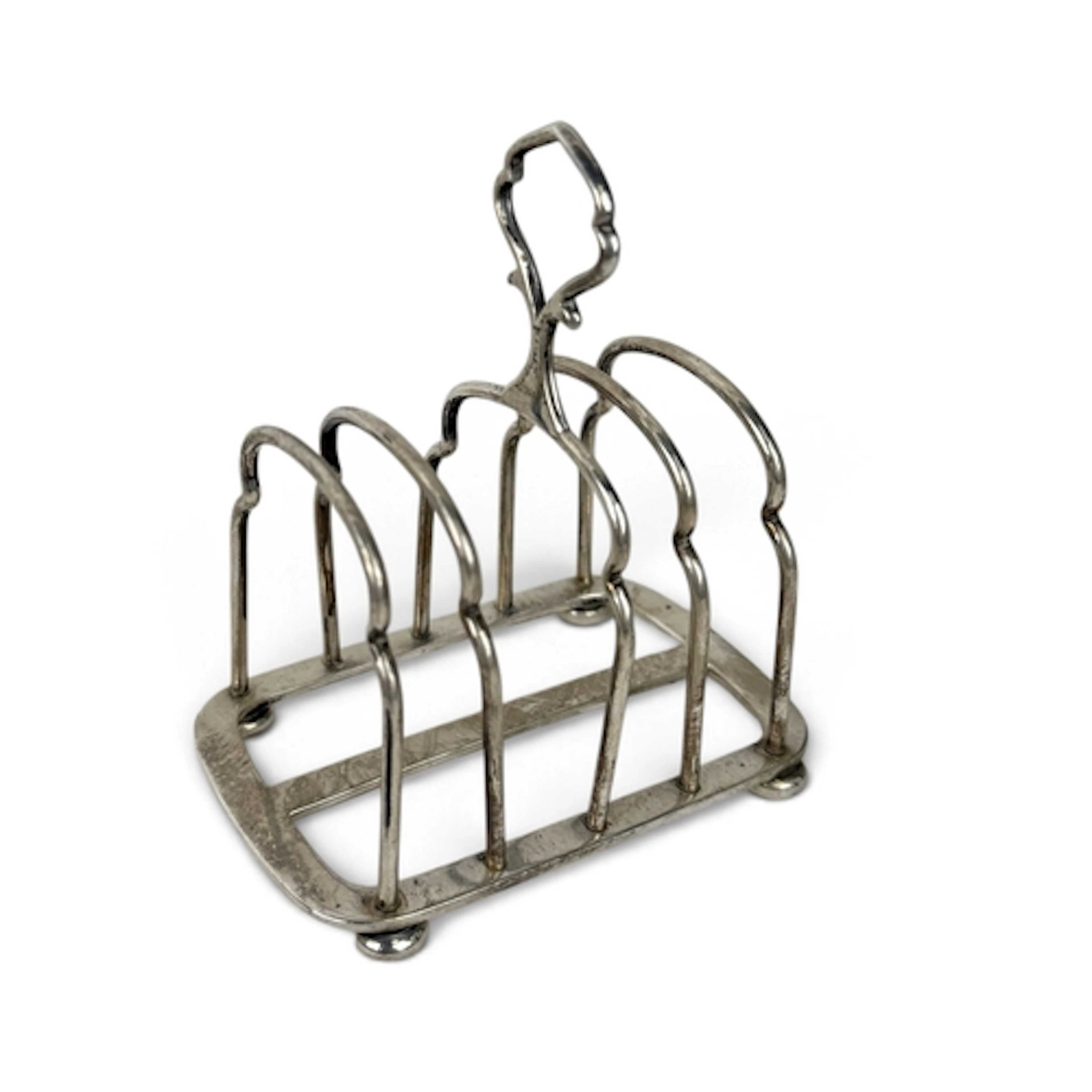 A SILVER TOAST RACK Weight: 111gms
