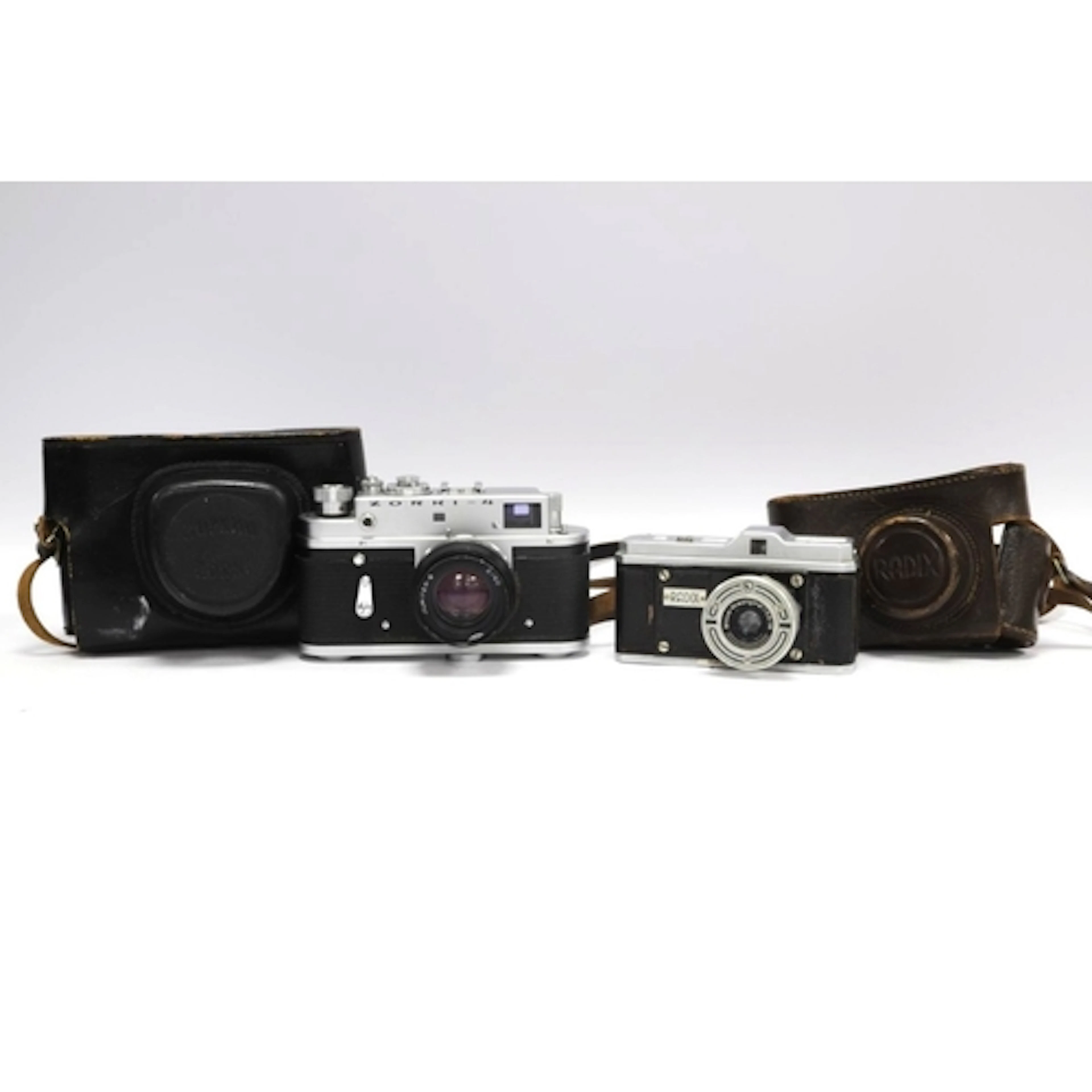 Zorki-4 Rangefinder Camera with attached Jupiter-8 50mm f/2 ...