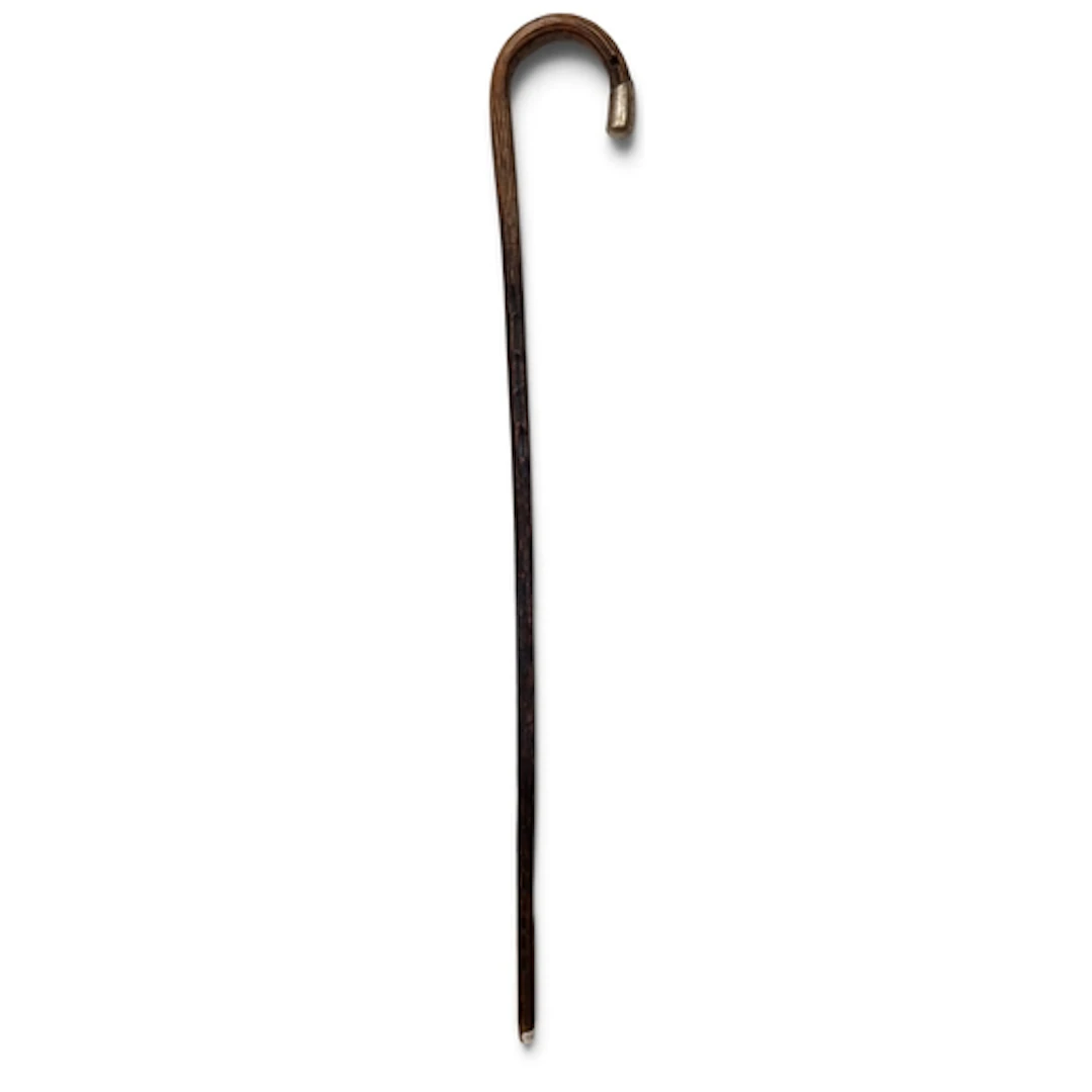 A lovely Whange Wood Walking Cane with a Chester Silver coll...