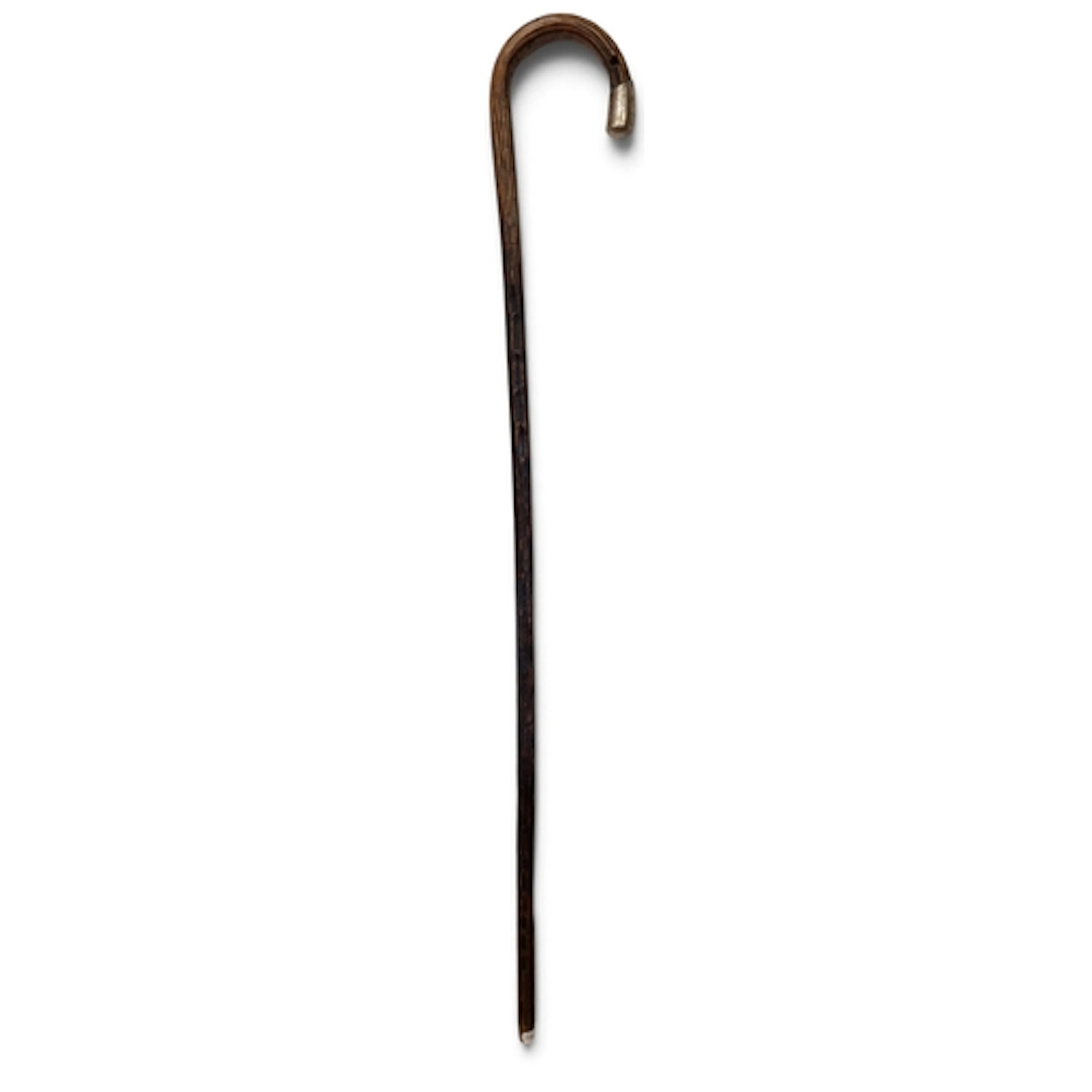 A lovely Whange Wood Walking Cane with a Chester Silver coll...