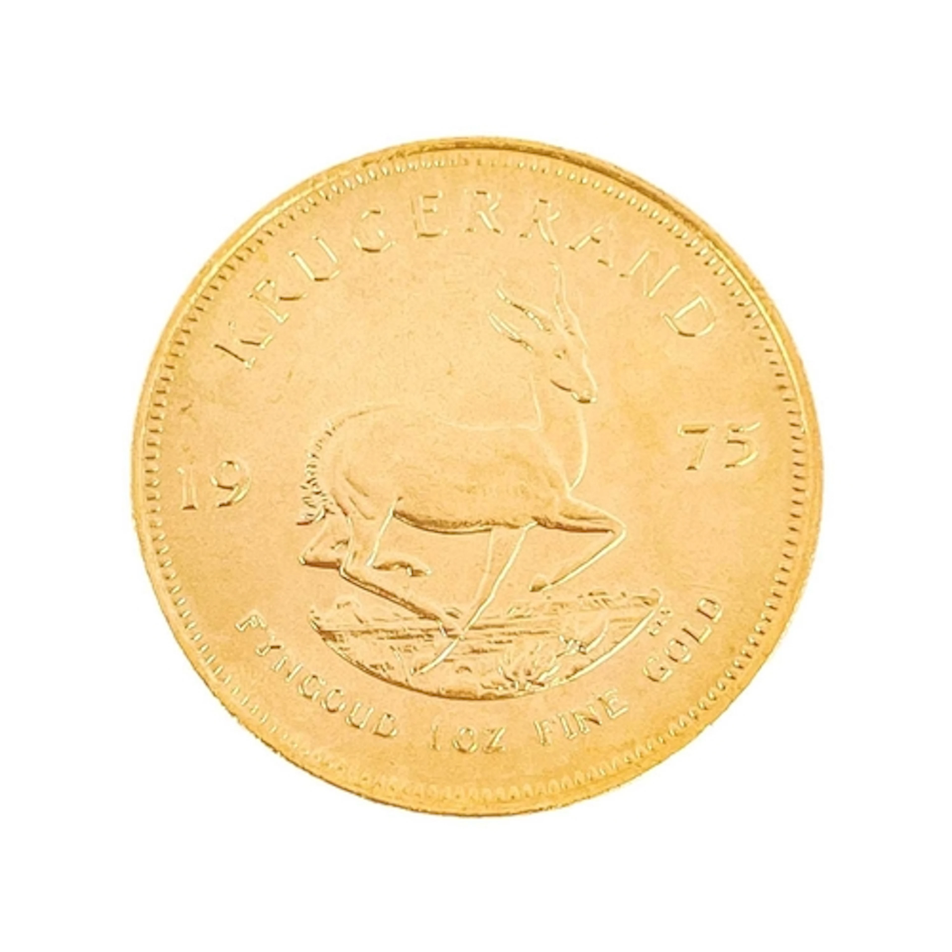 1975 Gold full Krugerrand. 1975 gold full Krugerrand in ef c...