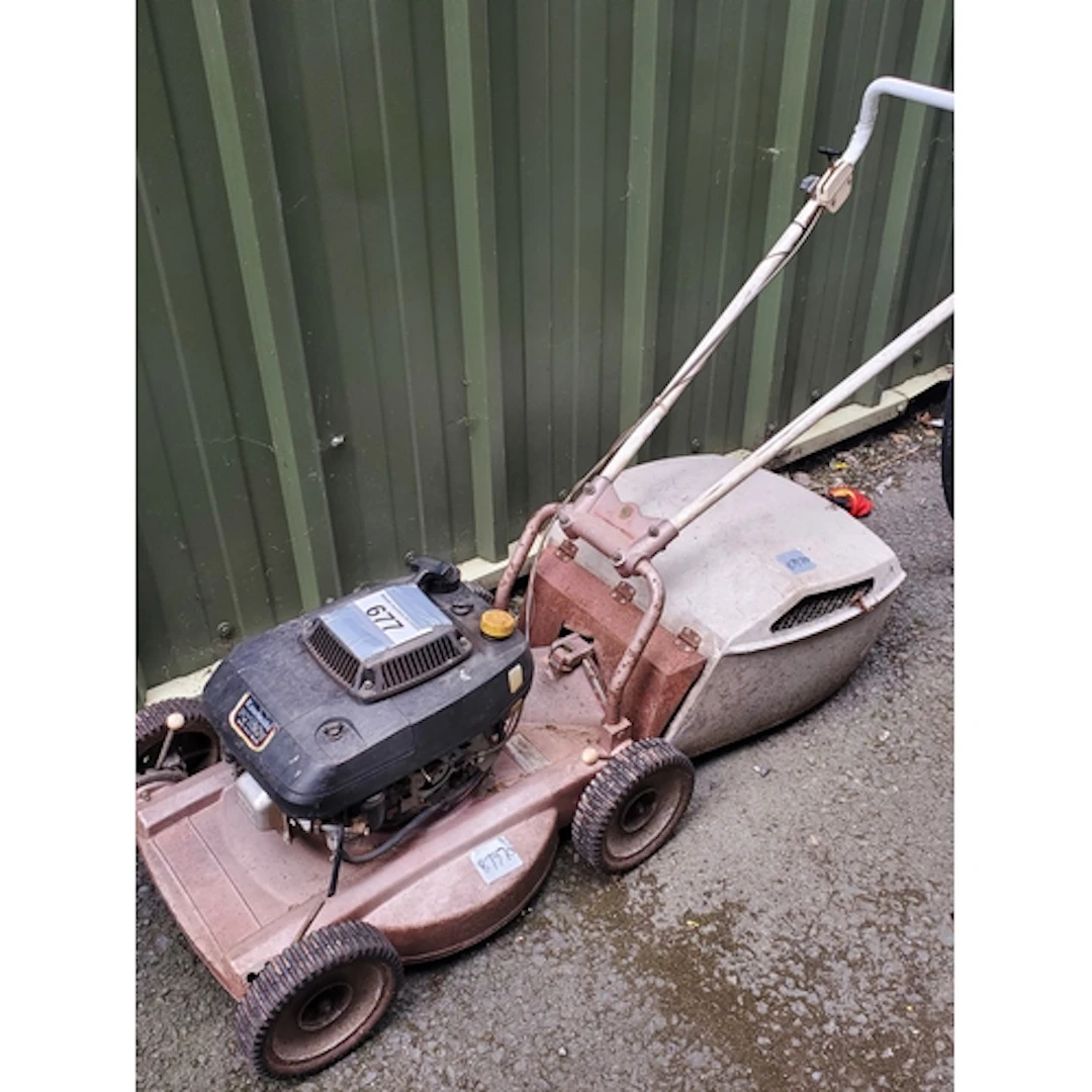 A Kawasaki FC150V petrol Lawn Mower