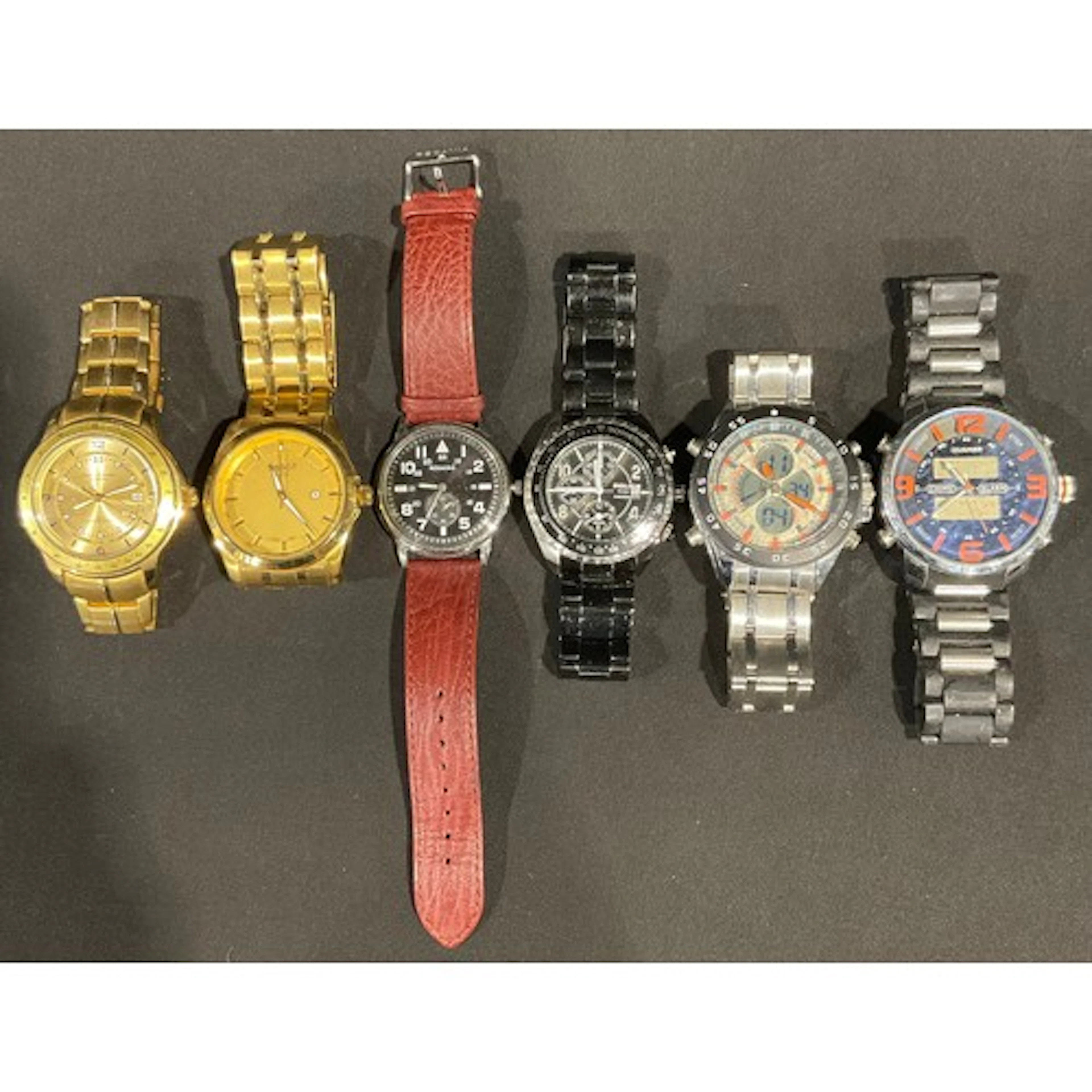 Watches - Gianna Sabatini NGS590A Gold tone Men's Watch; Qua...
