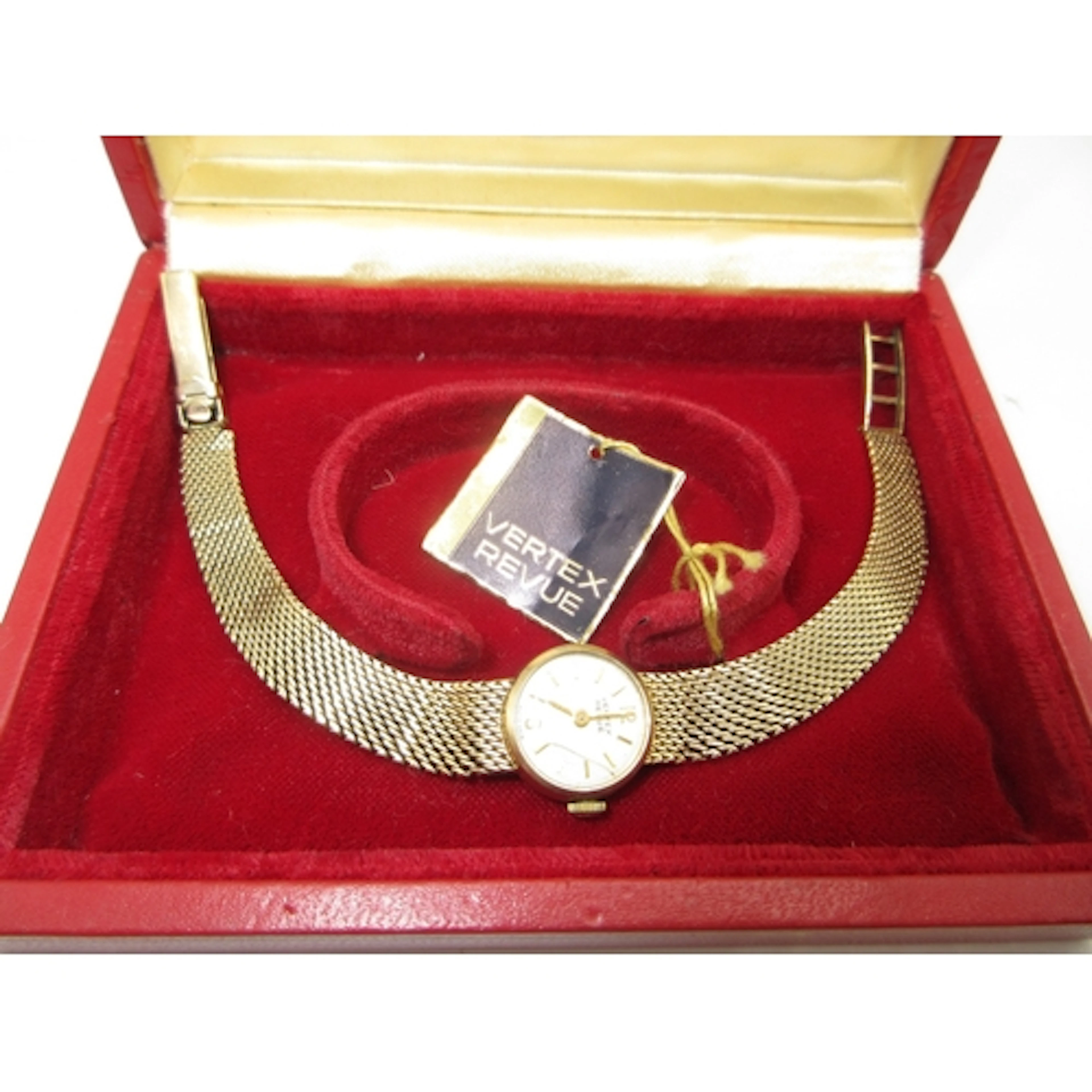 Ladies 9ct Gold Vertex Bracelet Watch, 19.2g