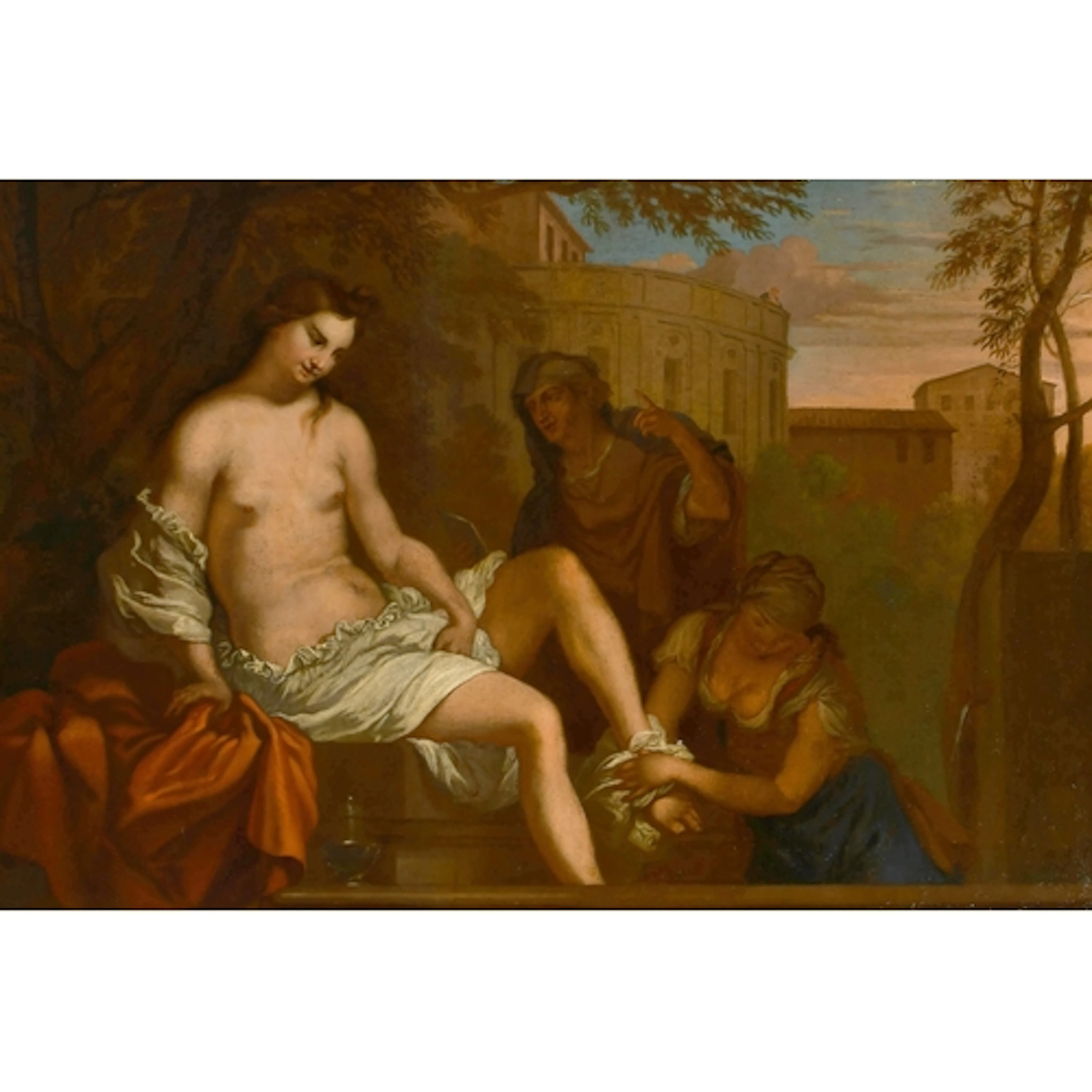 Manner of Jean-Baptiste van Loo (1684-1745) French. Washing ...