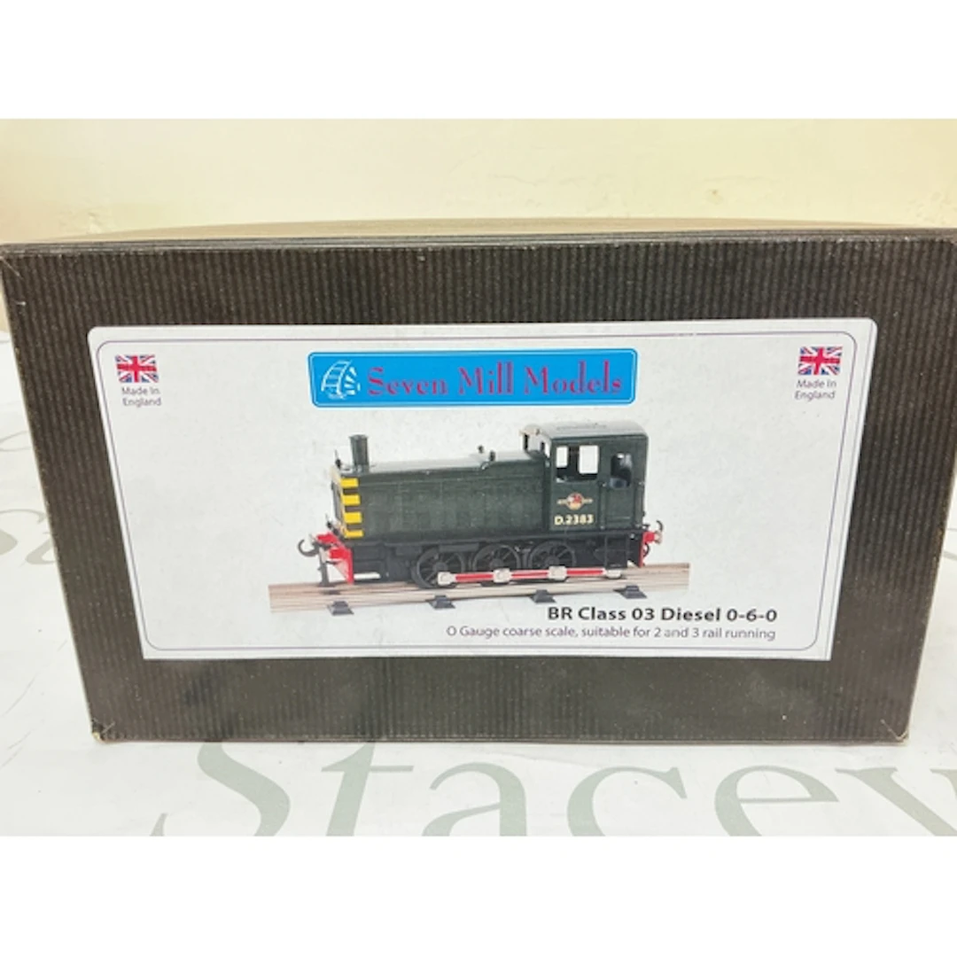 A Boxed 0 Gauge Seven Mill Models BR Class 03 Diesel 0-6-0, ...
