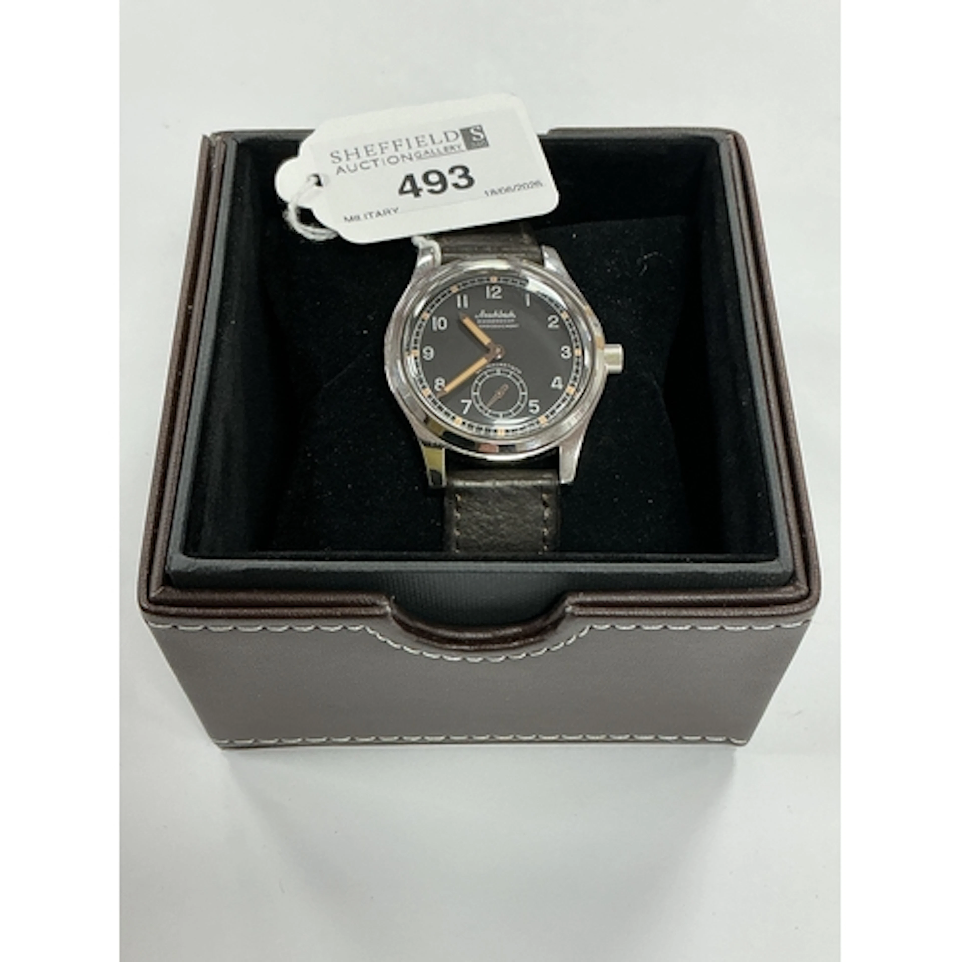 German Luftwaffe/RLM Aeschbach Style Pilot's Watch by MWC, w...