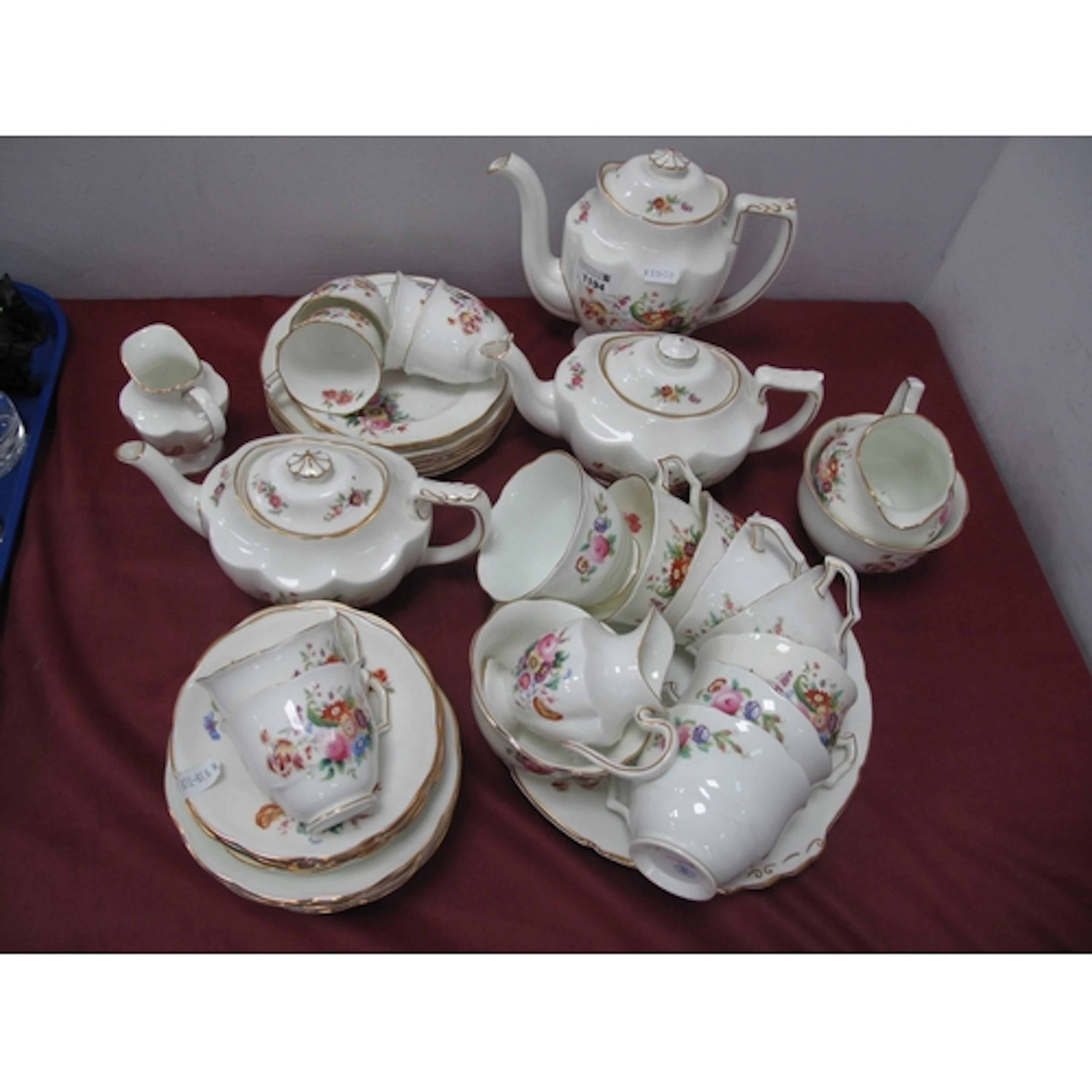 Coalport 'Junetime' Tea & Coffee Ware, of approximately fort...
