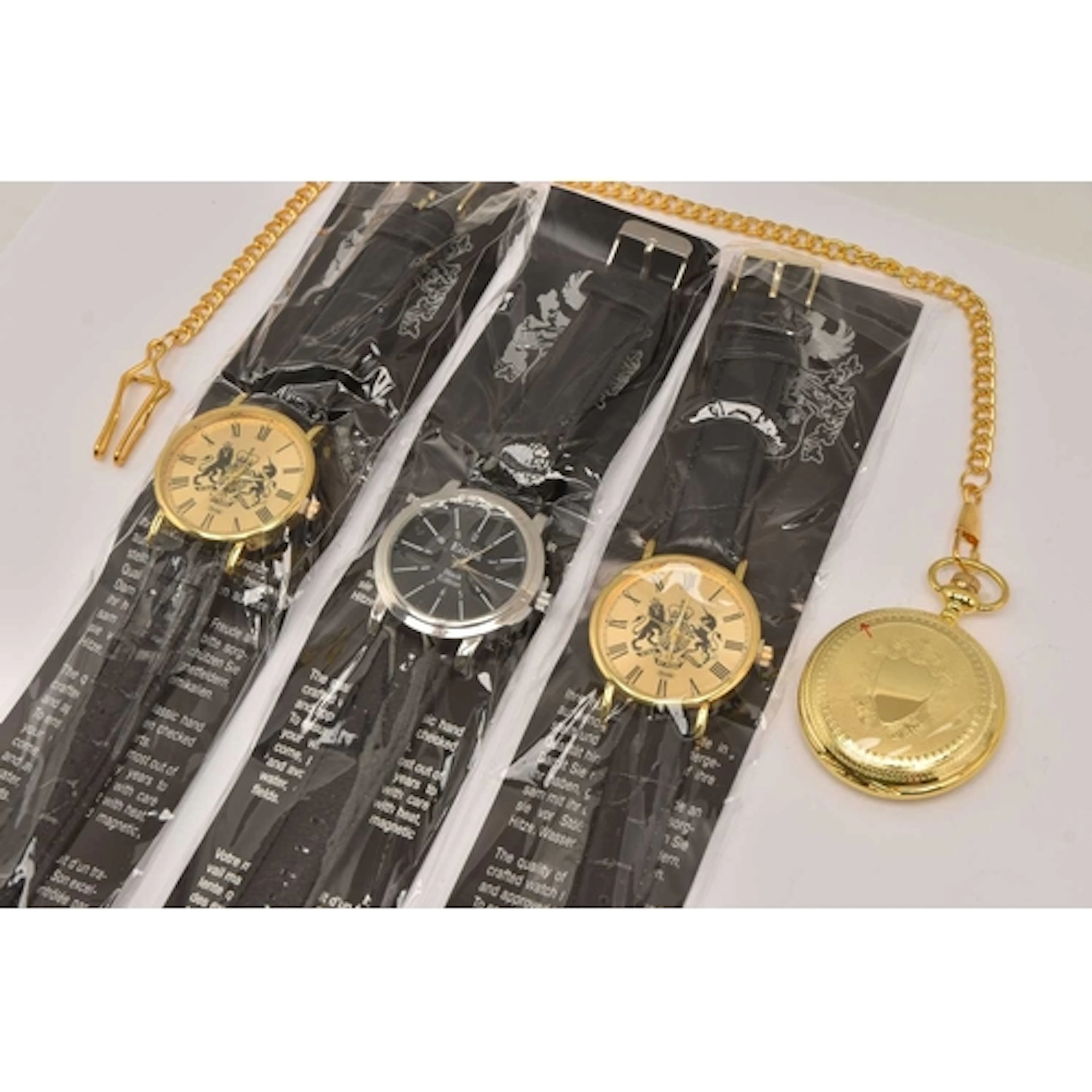 THREE GENTS WRISTWATCHES AND A POCKET WATCH, three fashion w...