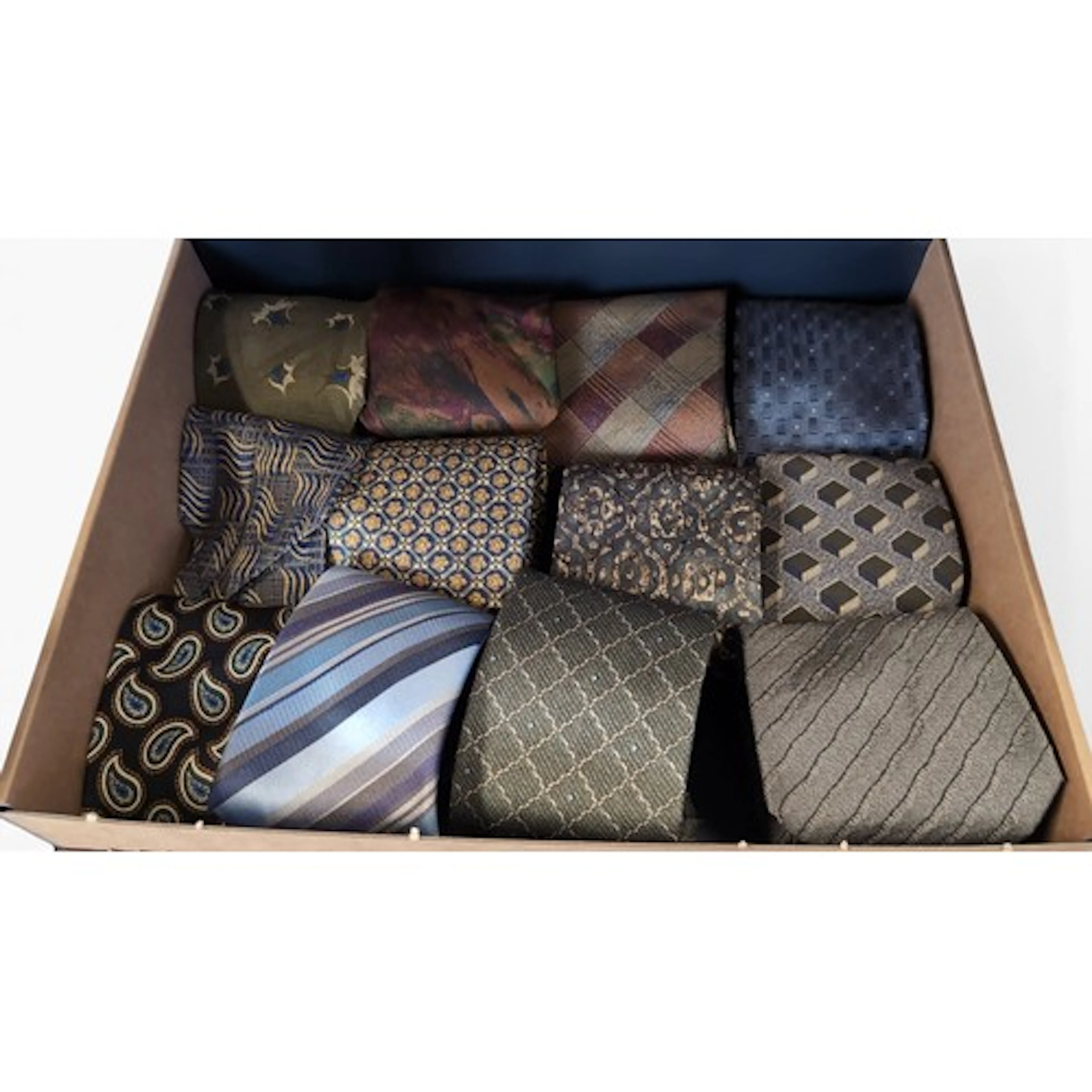 A quantity of gentleman’s neckties, variously of printed and...