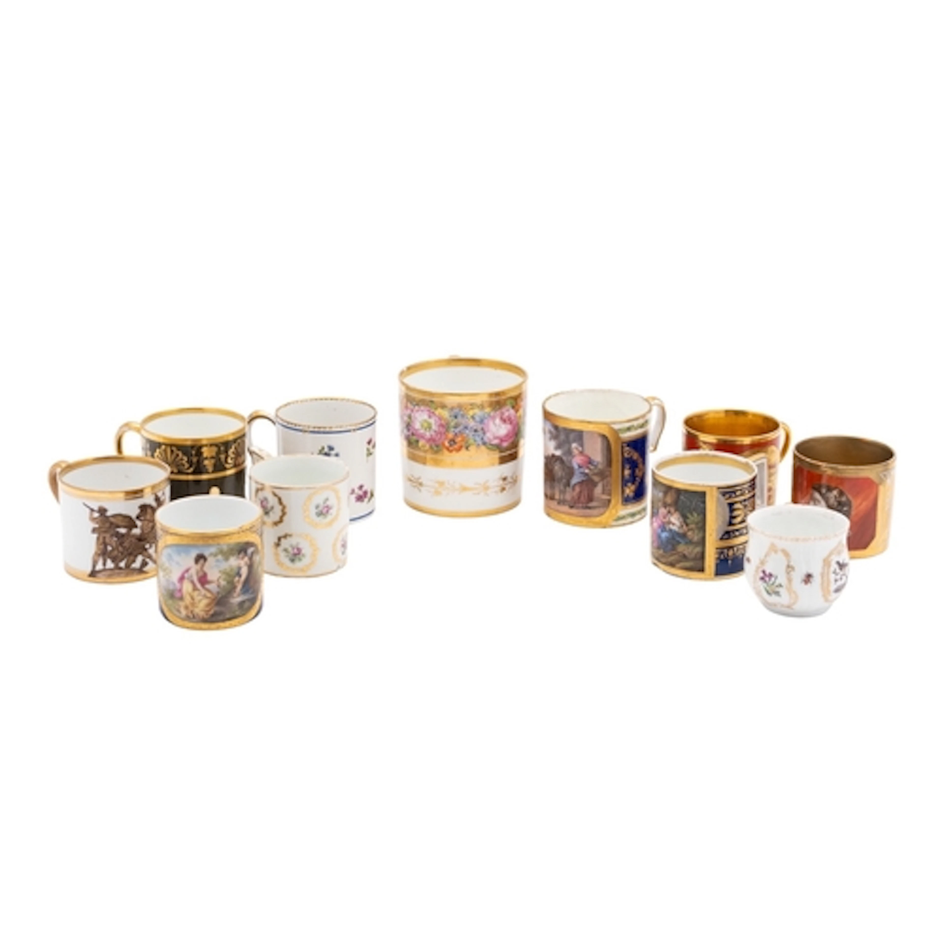 A study collection of 18th/early 19th century Continental co...