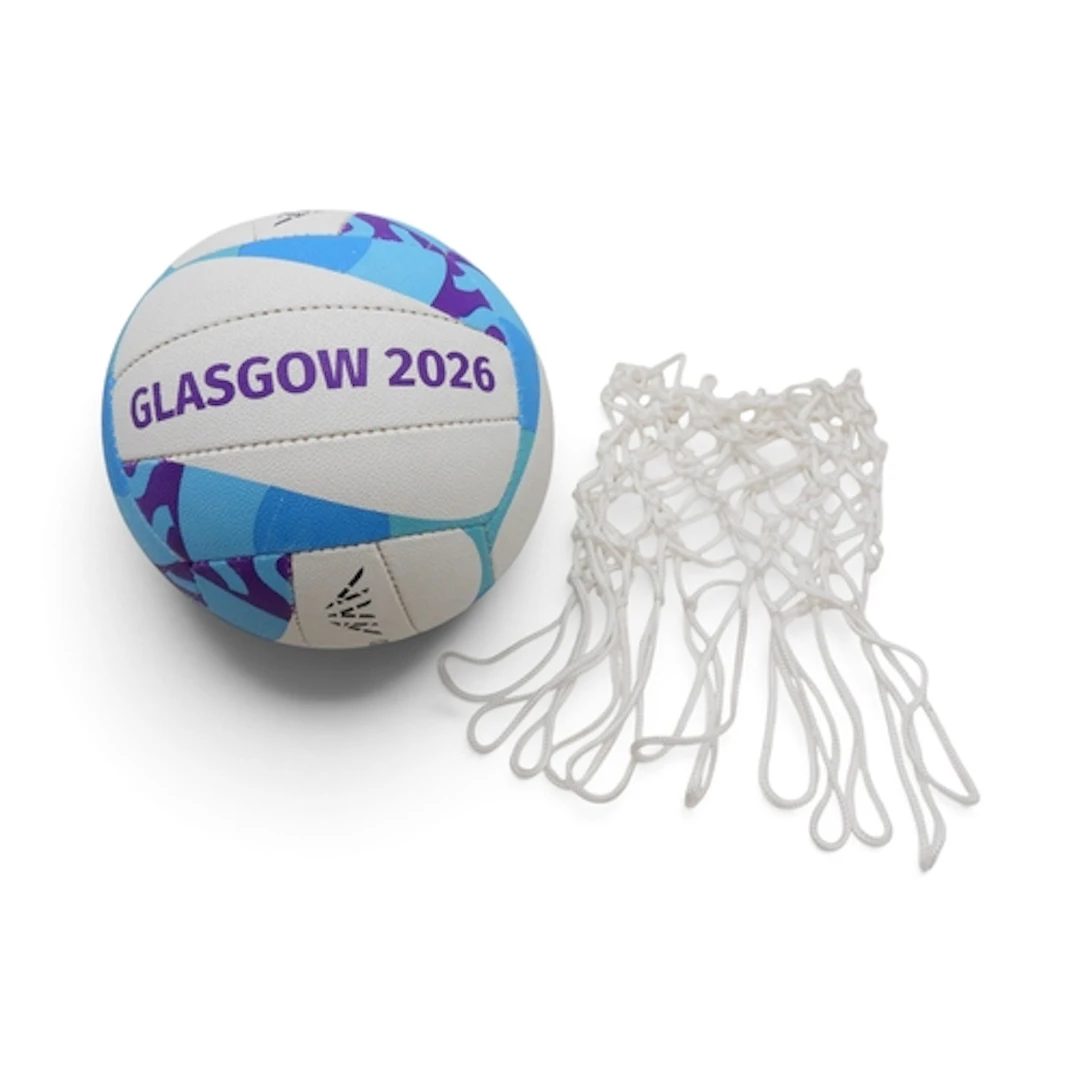 G2026 - Netball Finals match-used net Together with a Finals...