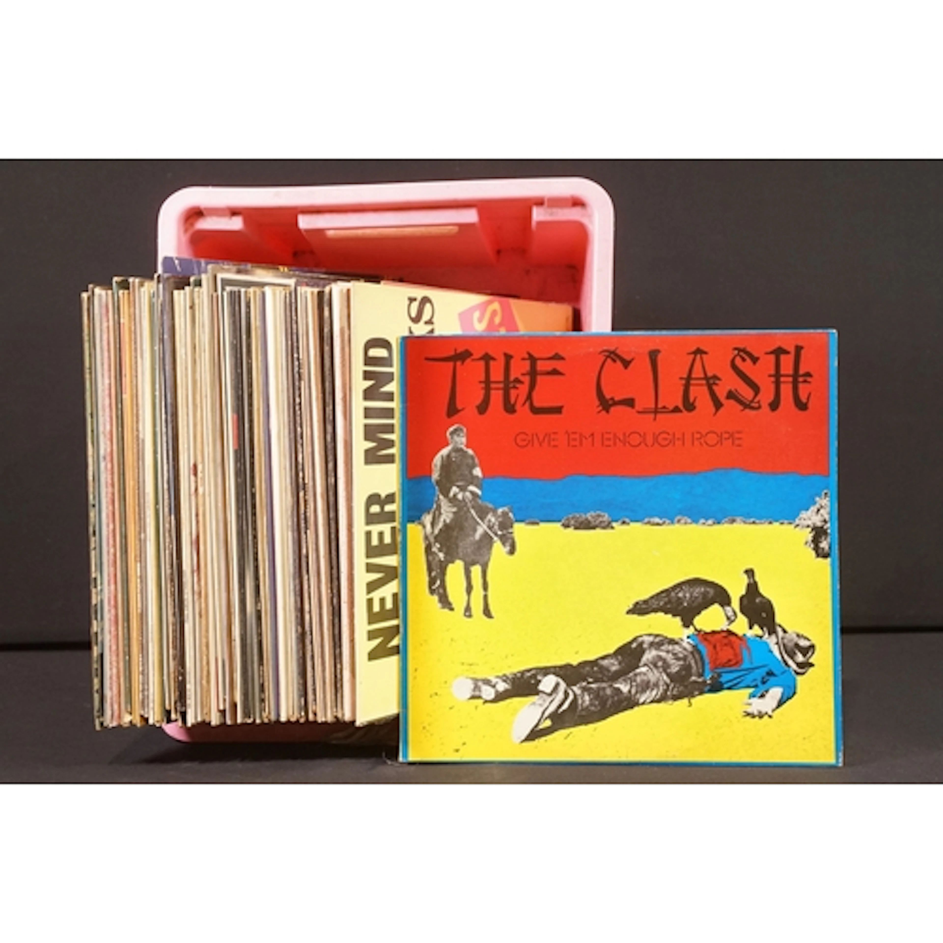 Vinyl - Over 50 LPs and 2 10" to include The Clash, Sex Pist...