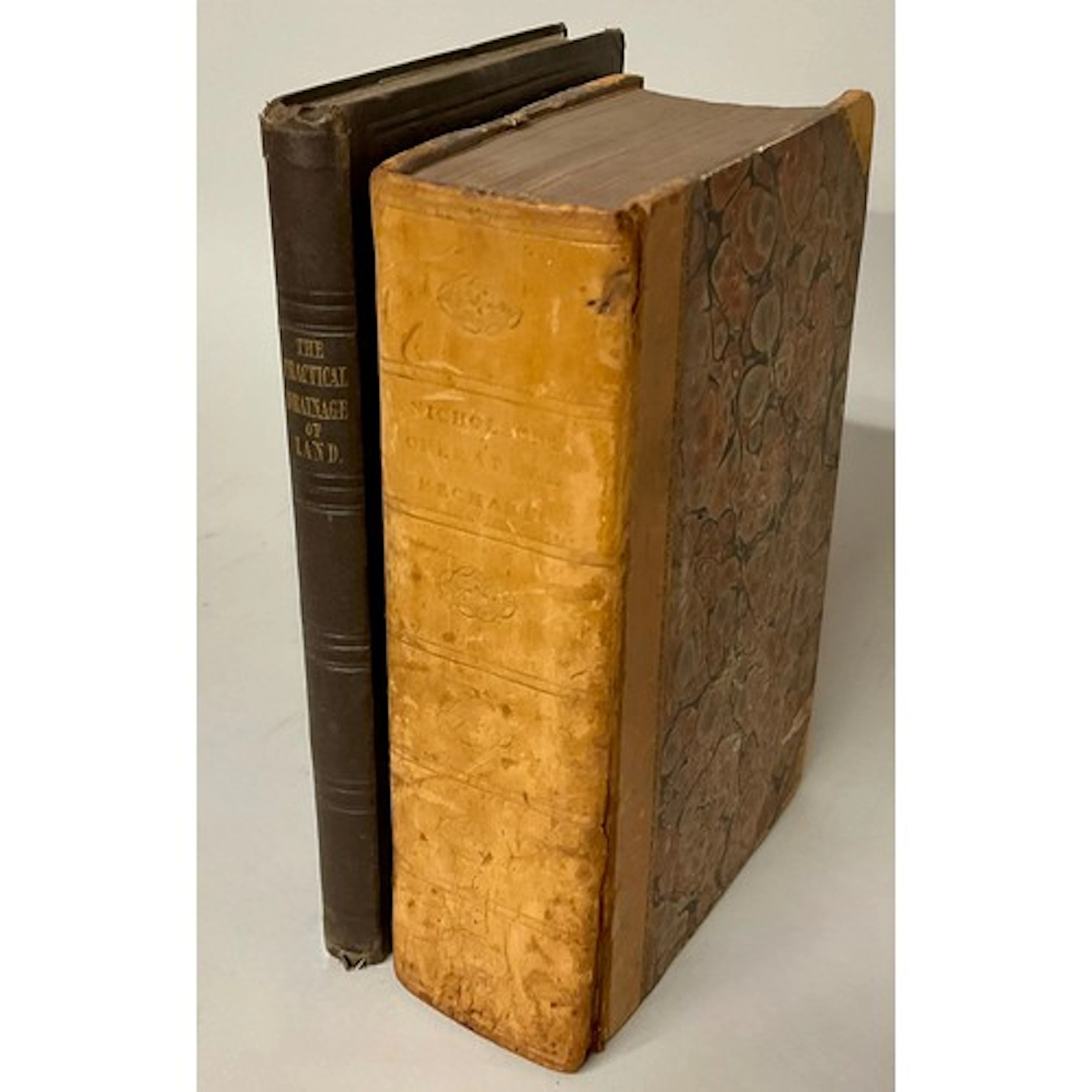 Books, mechanics and drainage – Nicholson (John, CE), The Op...