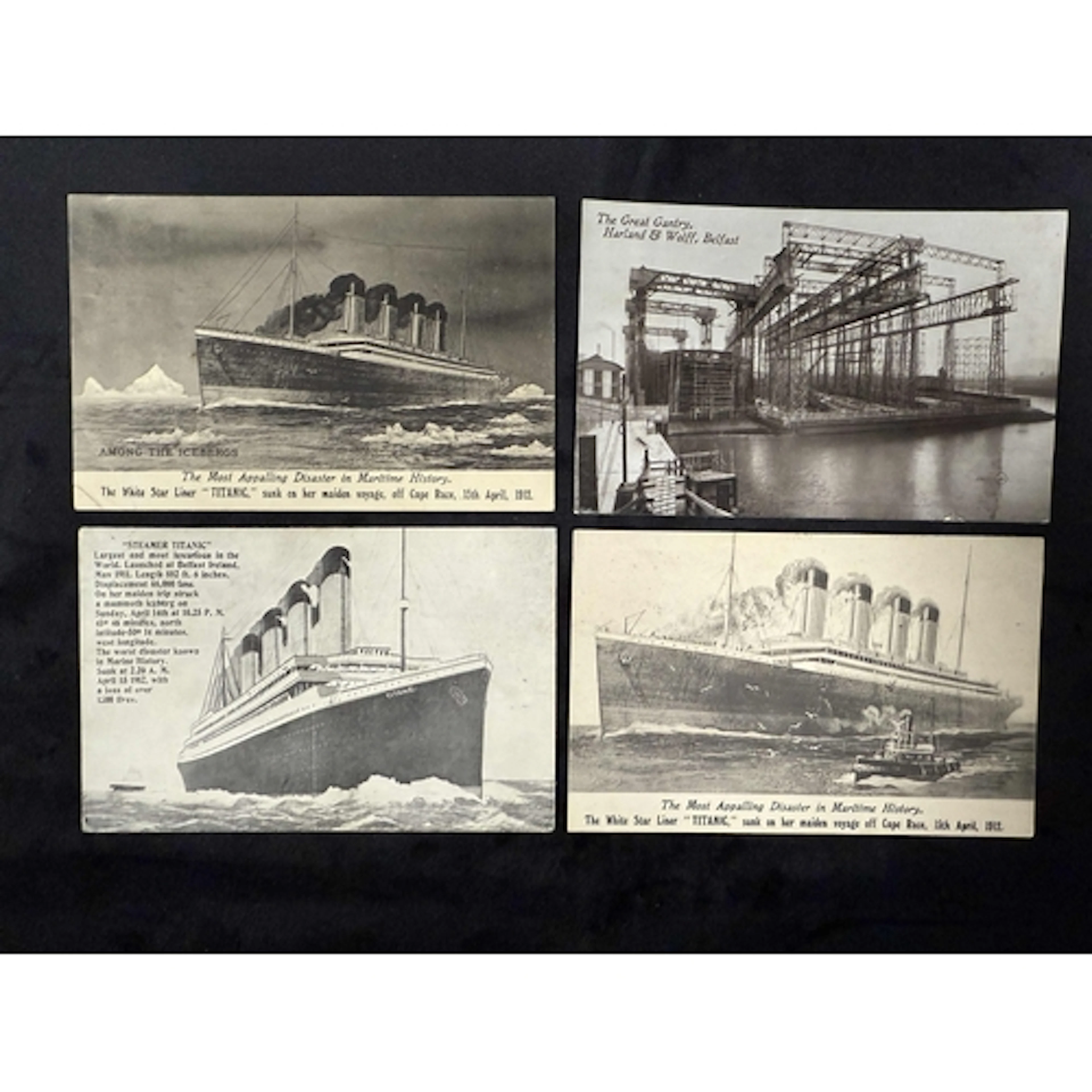 R.M.S. Titanic: R.M.S. Titanic: Postally used postcards Apr...