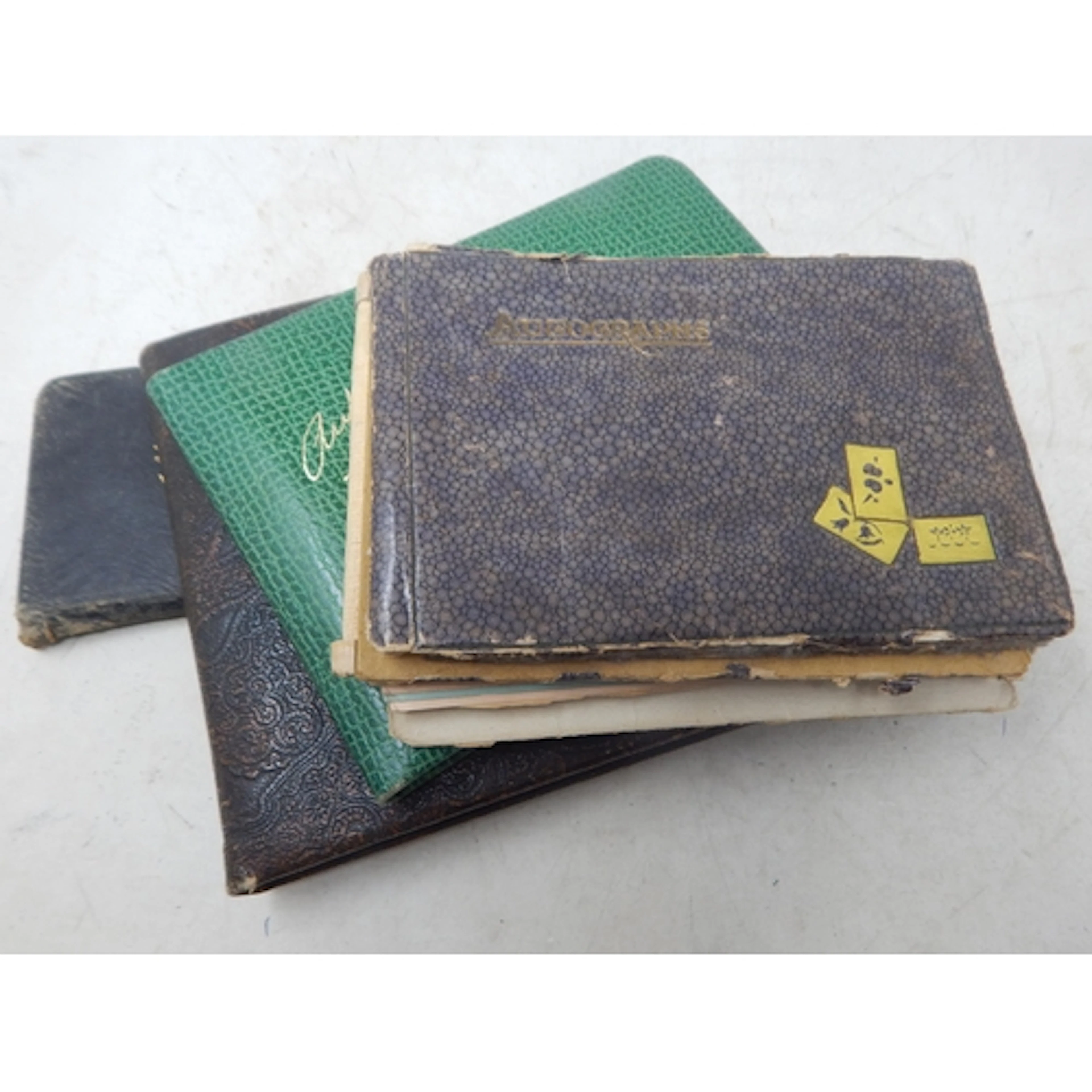 A Collection of Autograph Albums Including one sport related...