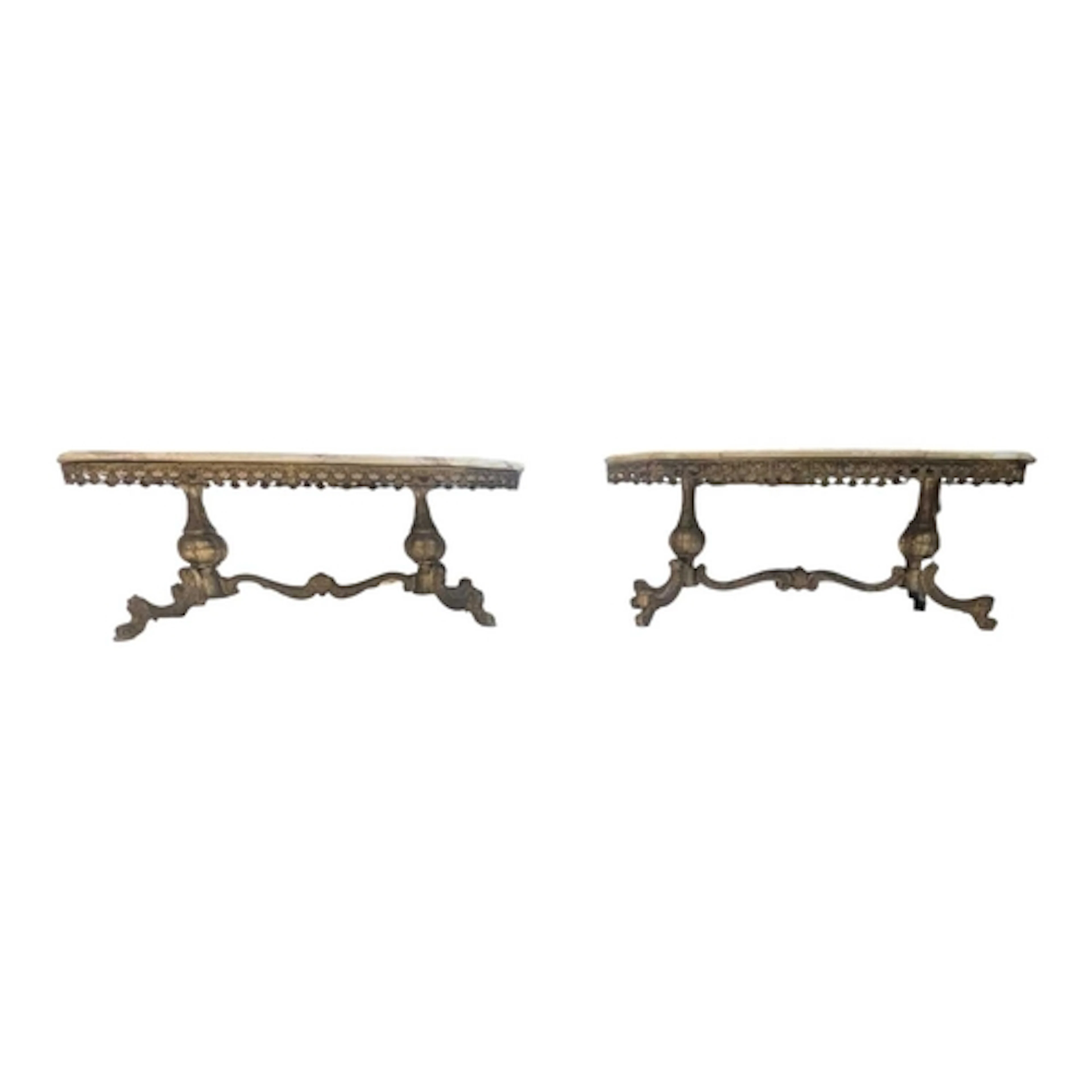 A pair of vintage mid-20th-century Hollywood Regency occasio...