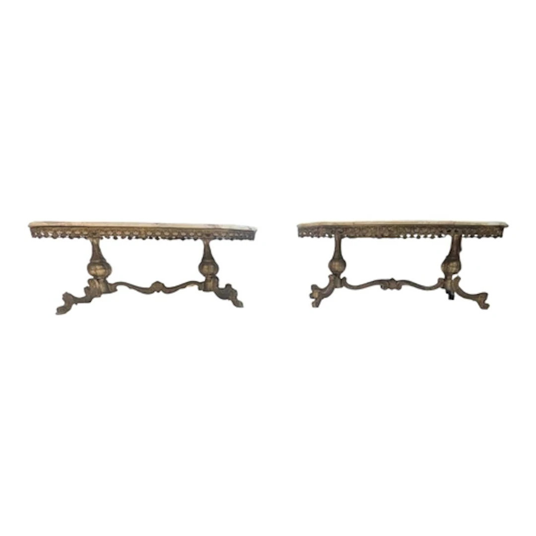 A pair of vintage mid-20th-century Hollywood Regency occasio...