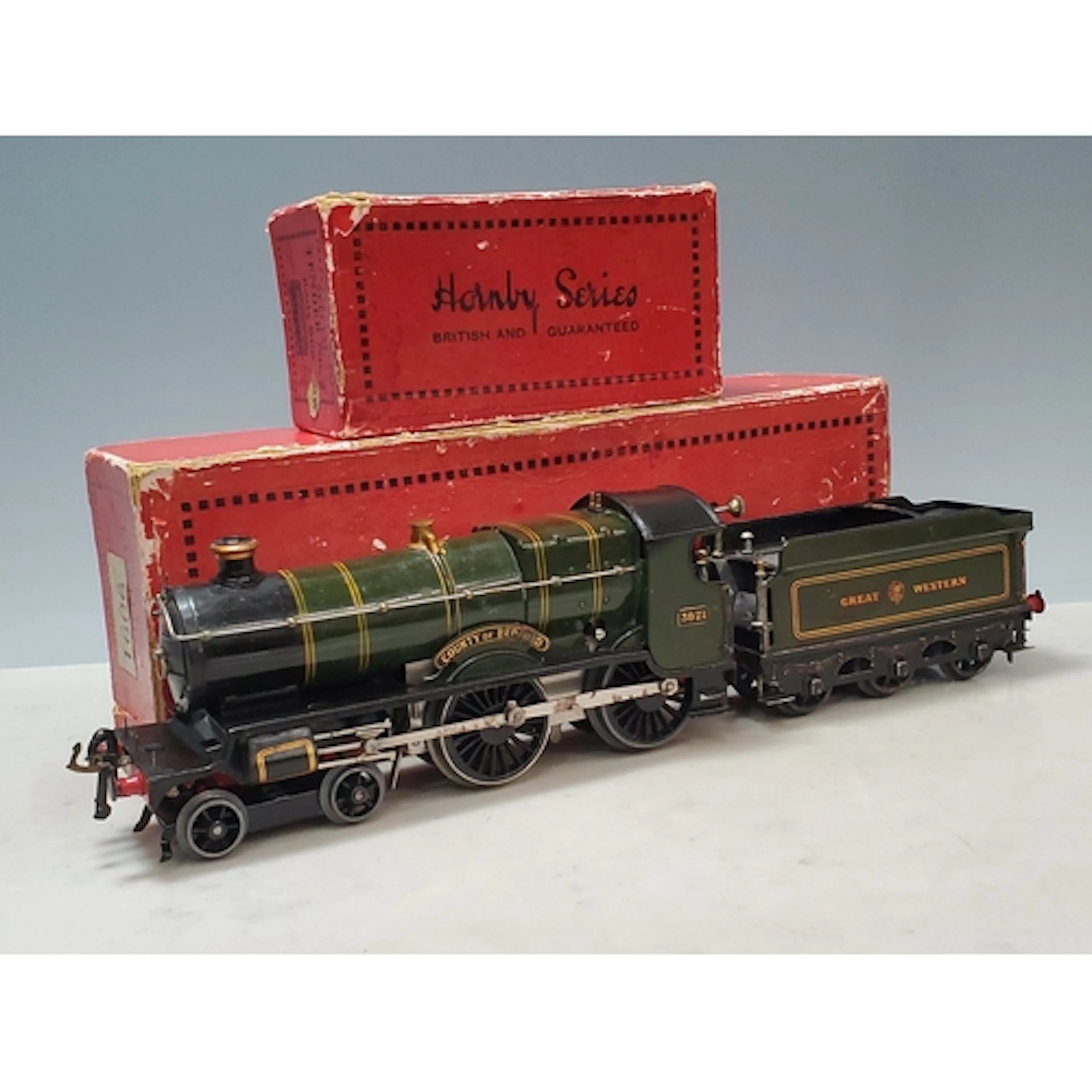 A boxed Hornby 0 gauge No.2 Special clockwork 4-4-0 Locomoti...