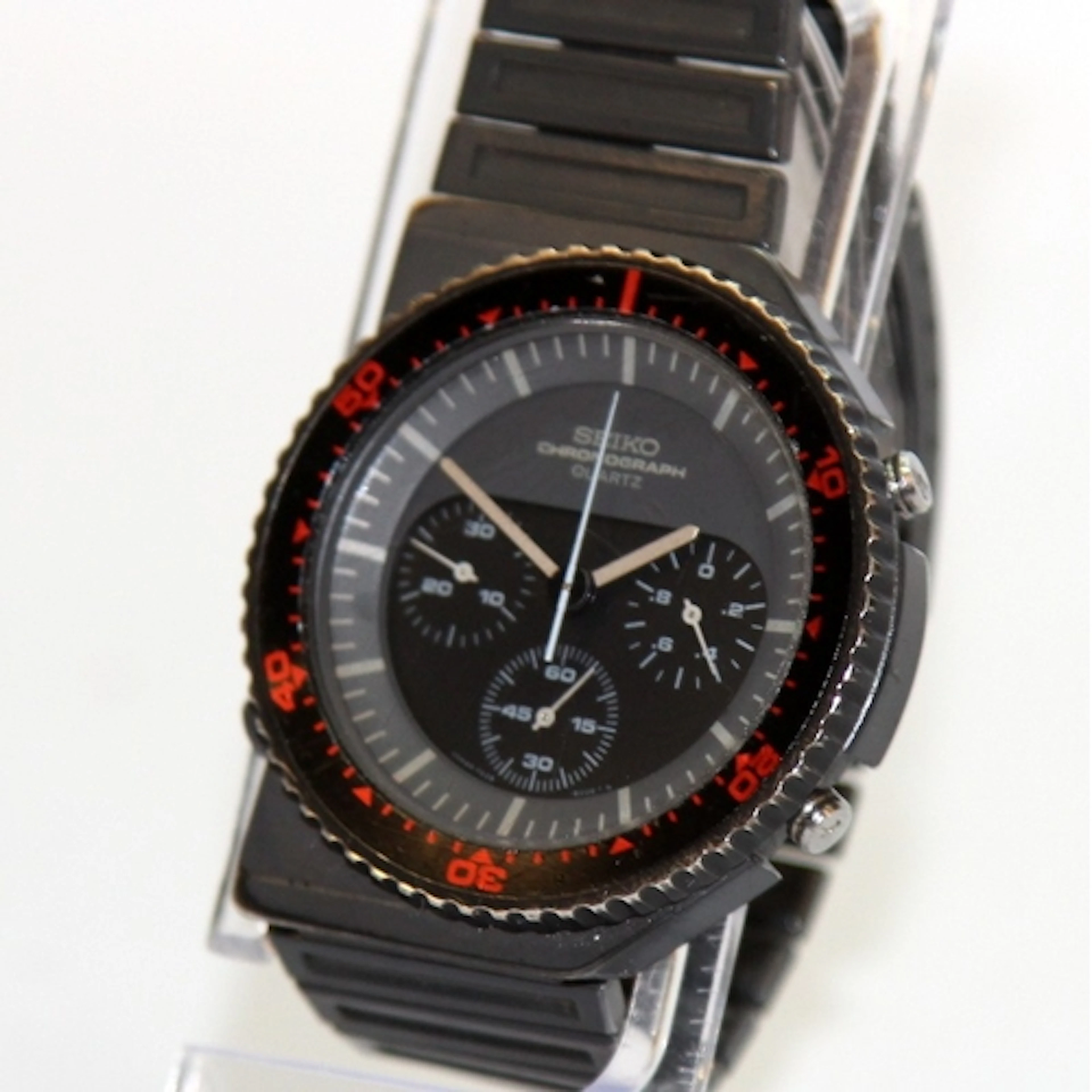 Rare Seiko 'Bishop' gents quartz chronograph ref:7A28-6000, ...