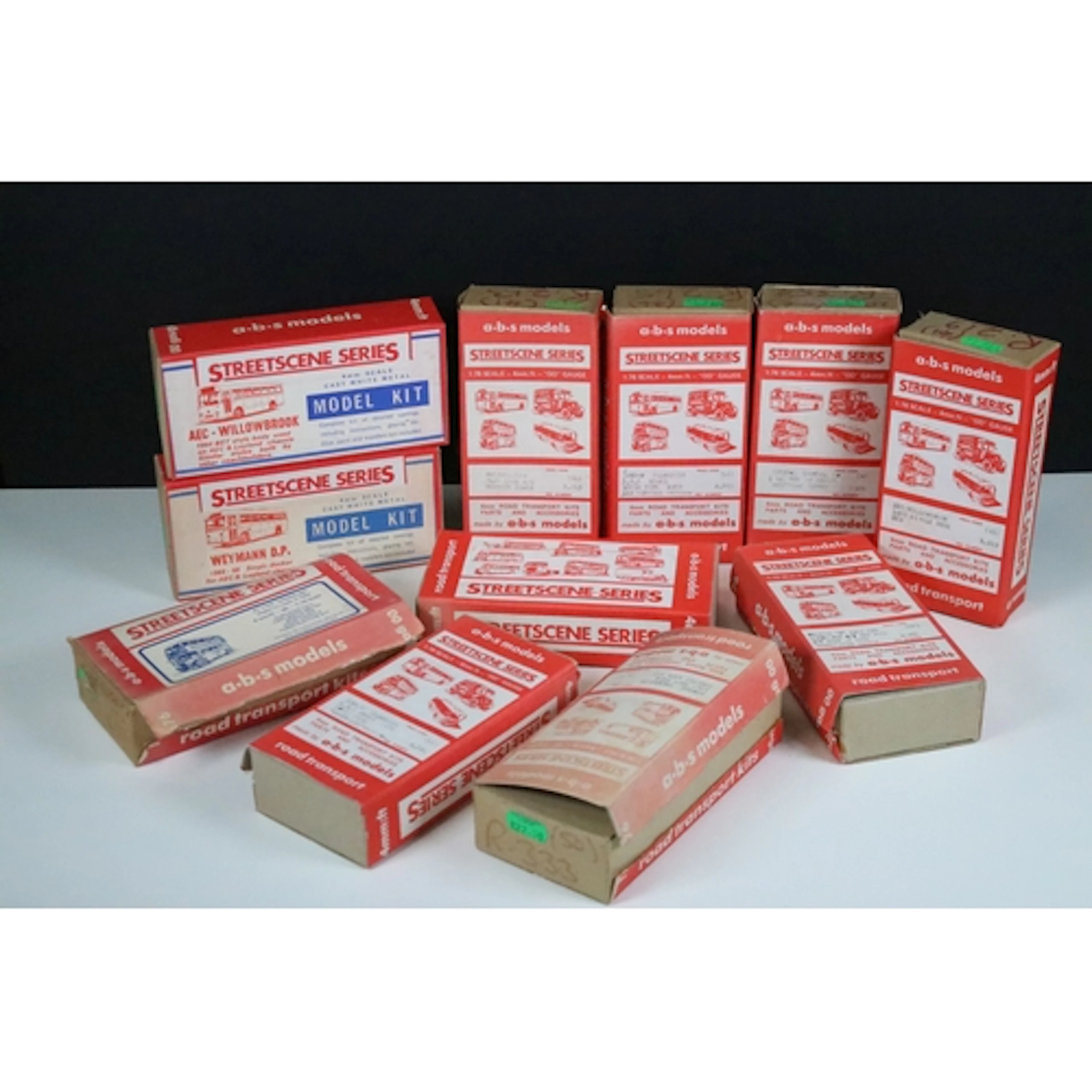 11 Boxed A.B.S Models / ABS Models Streetscene Series white ...