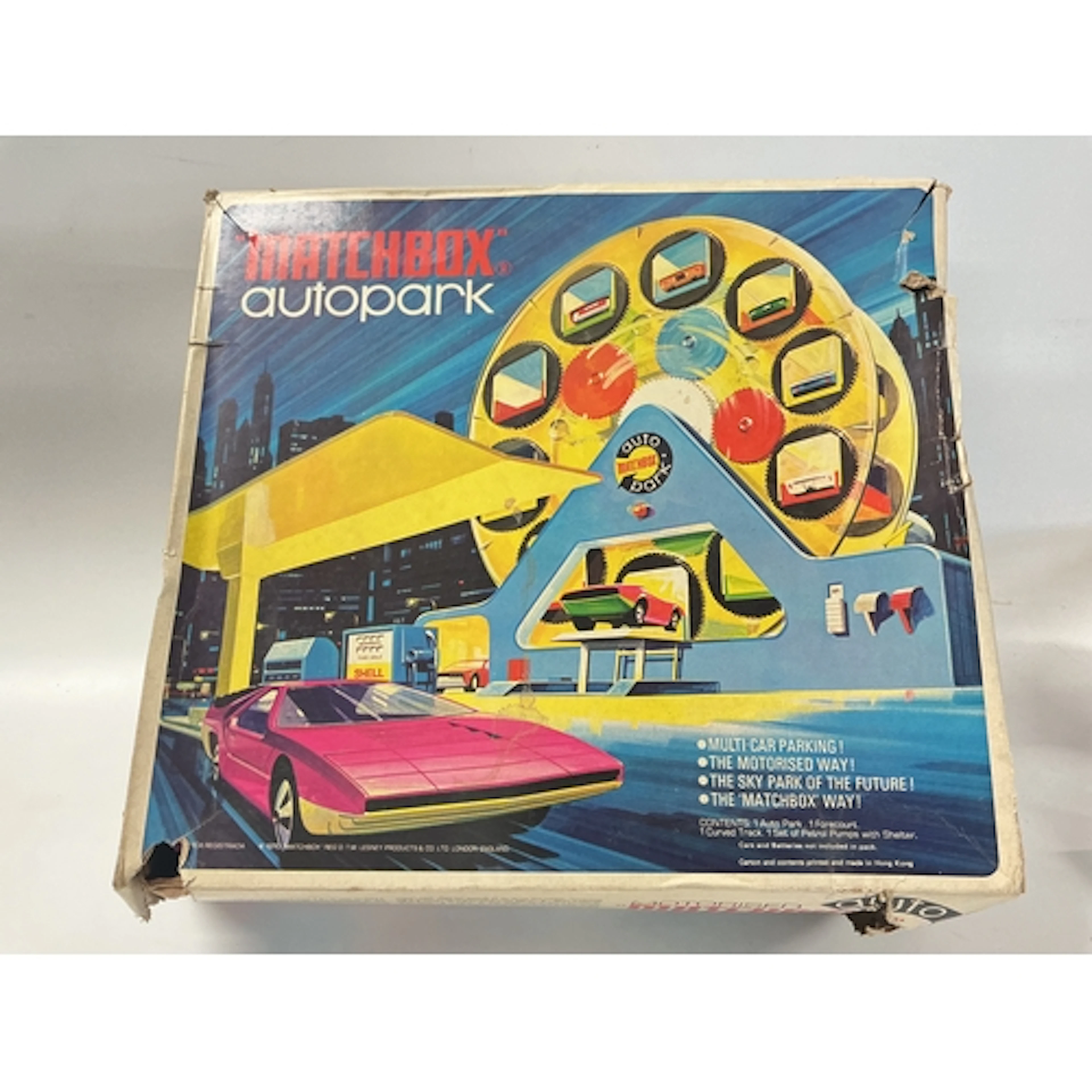 A Boxed Matchbox Autopark. And A Small Collection Of Matchbo...