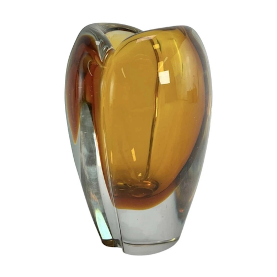 Kaj Franck for Nuutajarvi - a mid century Finnish amber case...
