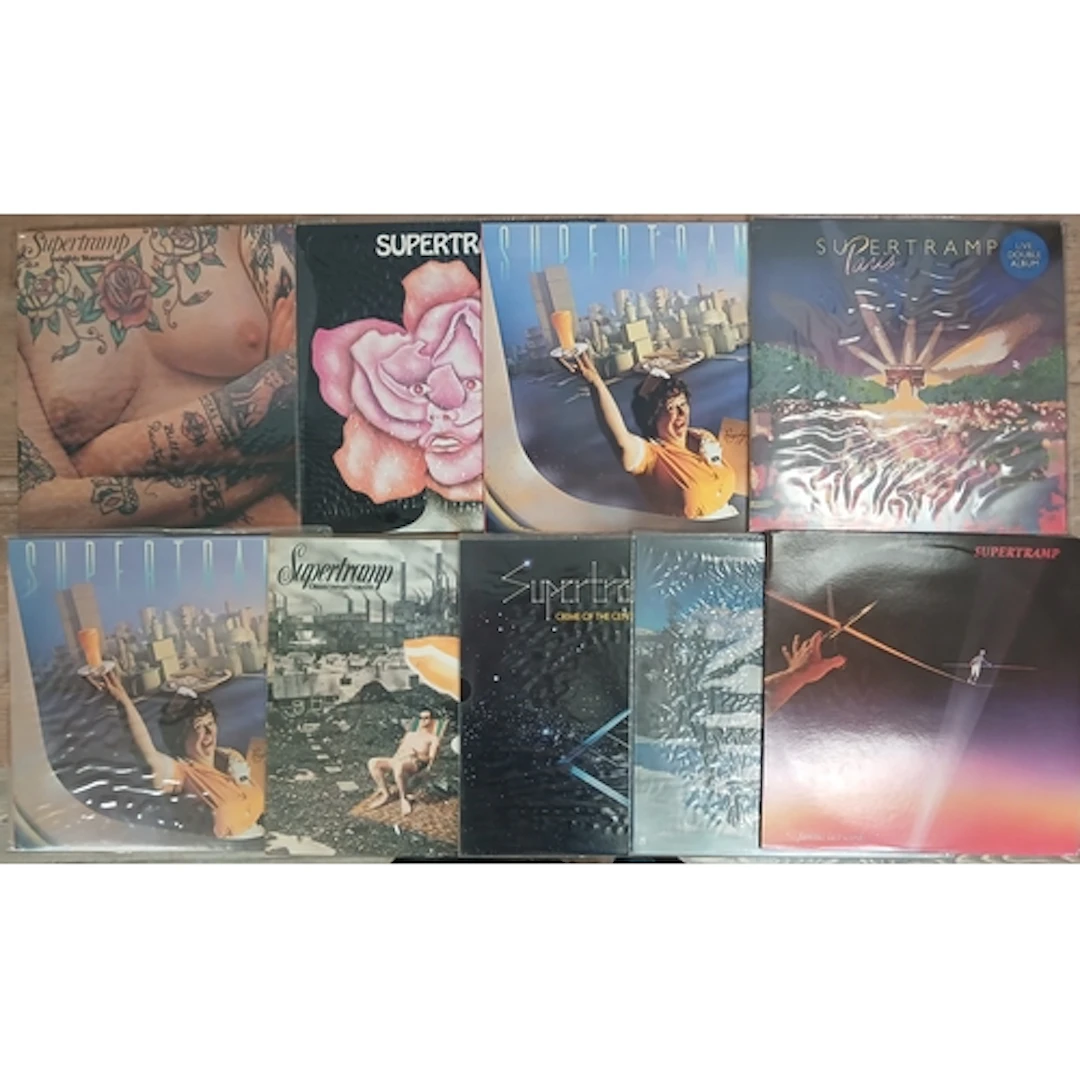 Supertramp - a group of 9 LPs.