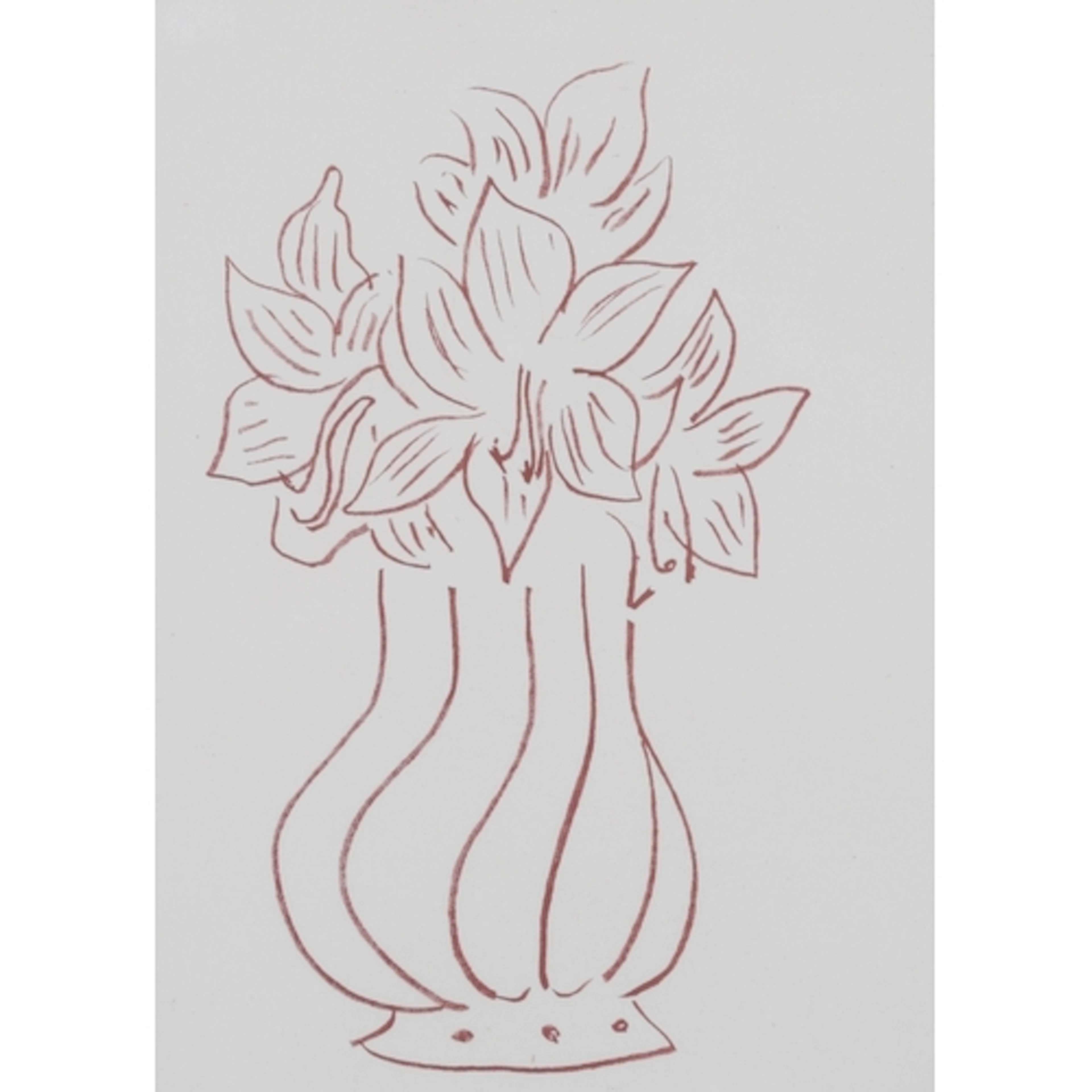 After Henri Matisse ((French, 1869-1954)) Vase of Lilies, f...