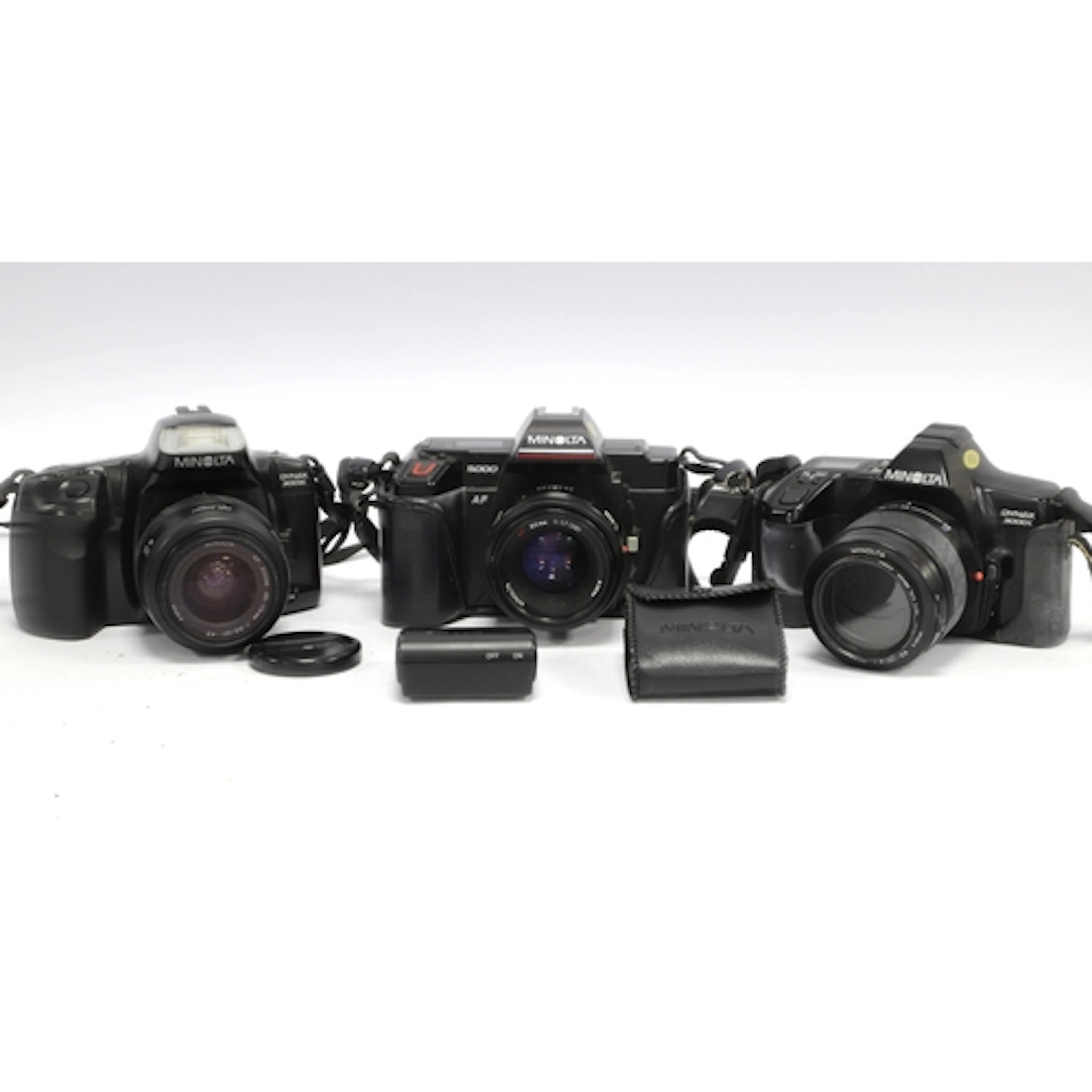 Minolta 35mm SLR Film Cmeras to include 5000 AF with attache...