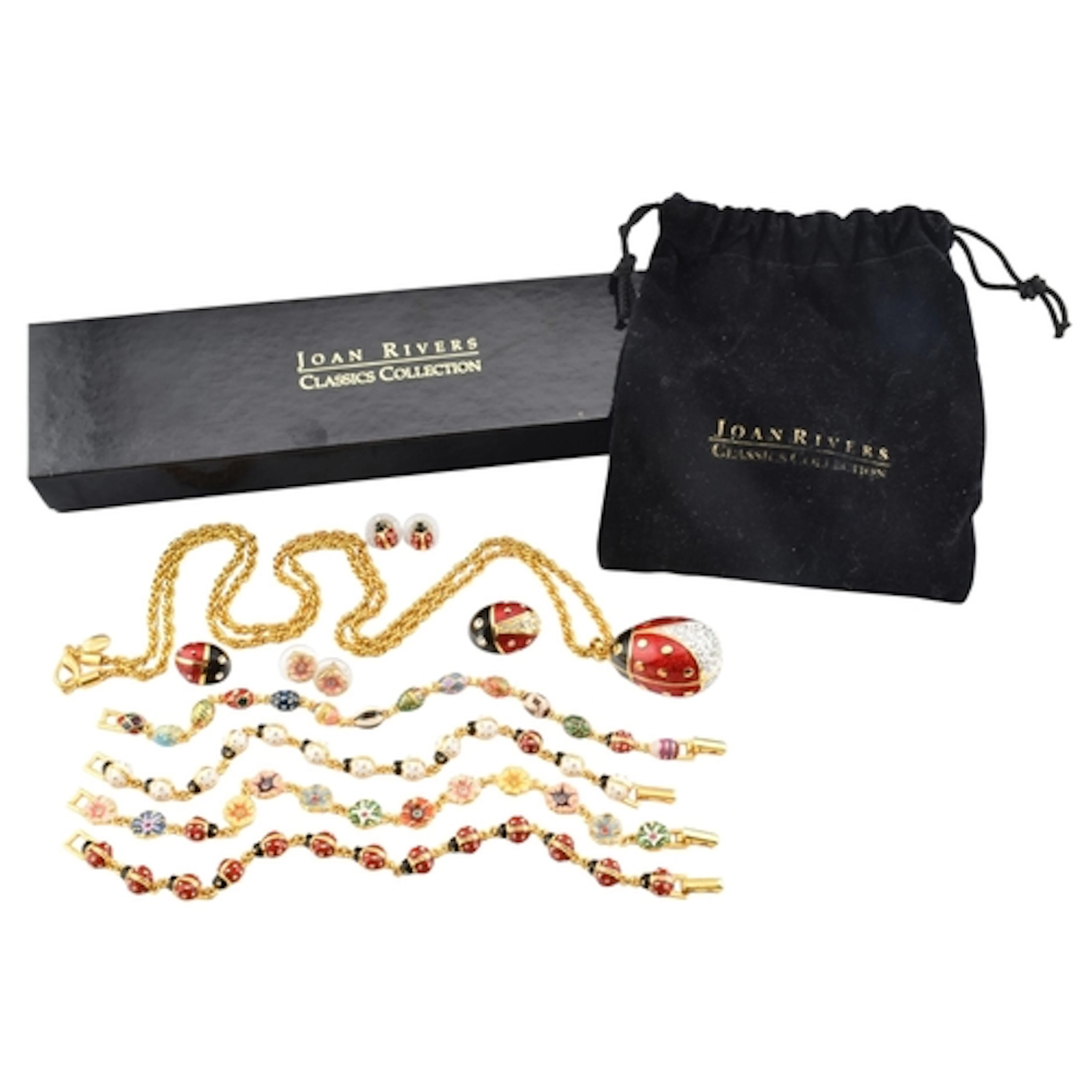 A selection of Joan Rivers Classic Collection jewellery. Nin...