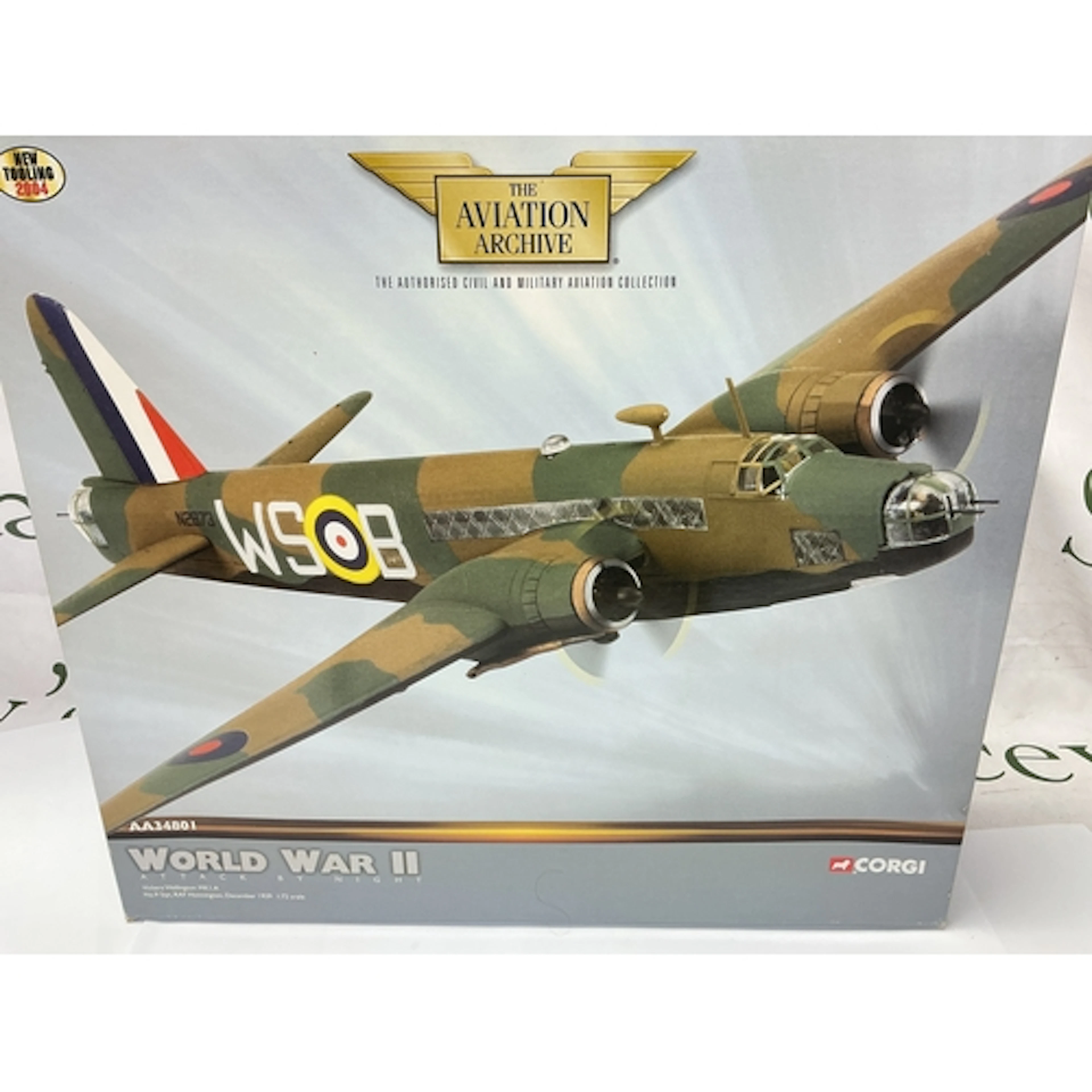 A Boxed Corgi Aviation Archive Vickers Wellington MKI.A #AA3...