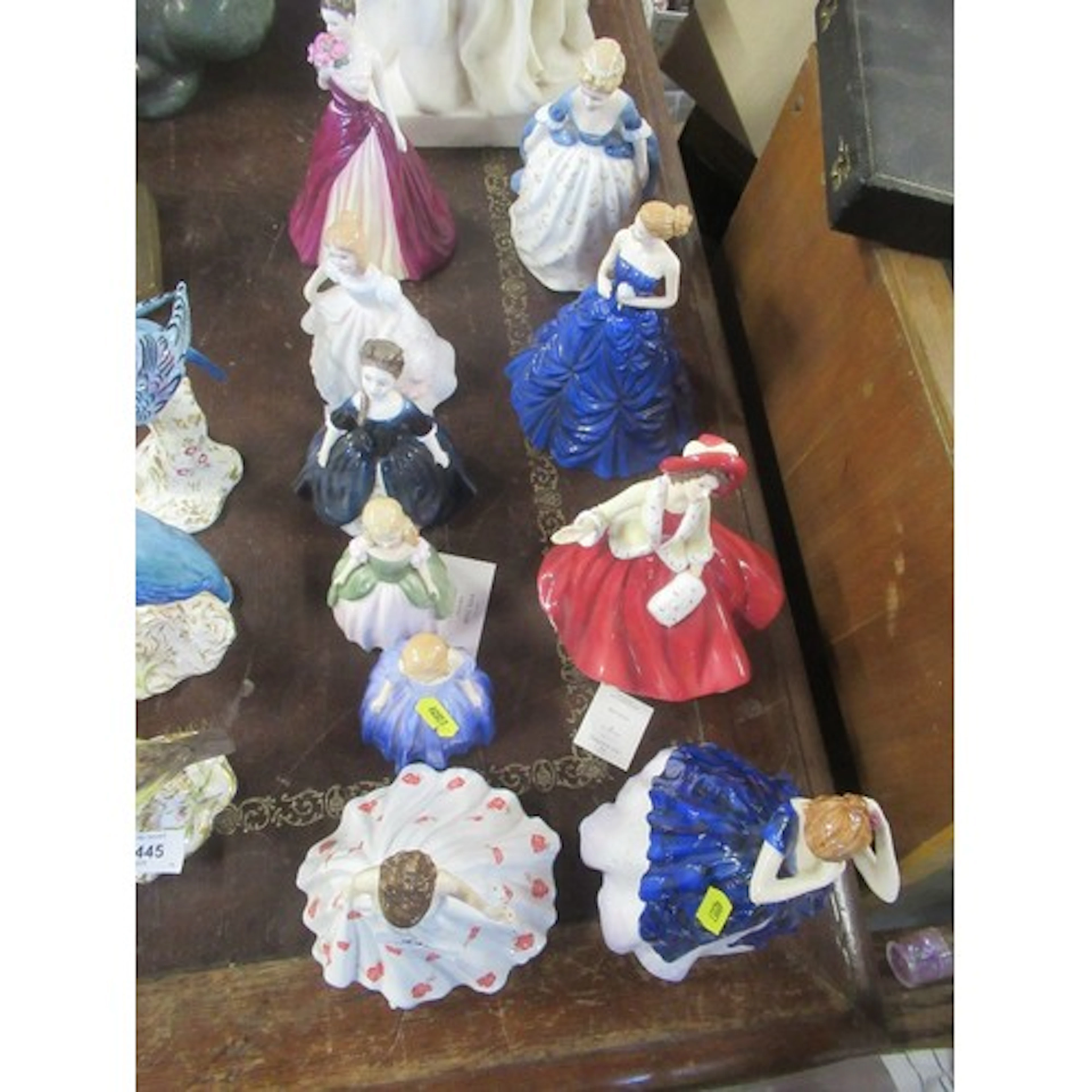 Ten Royal Doulton model ladies