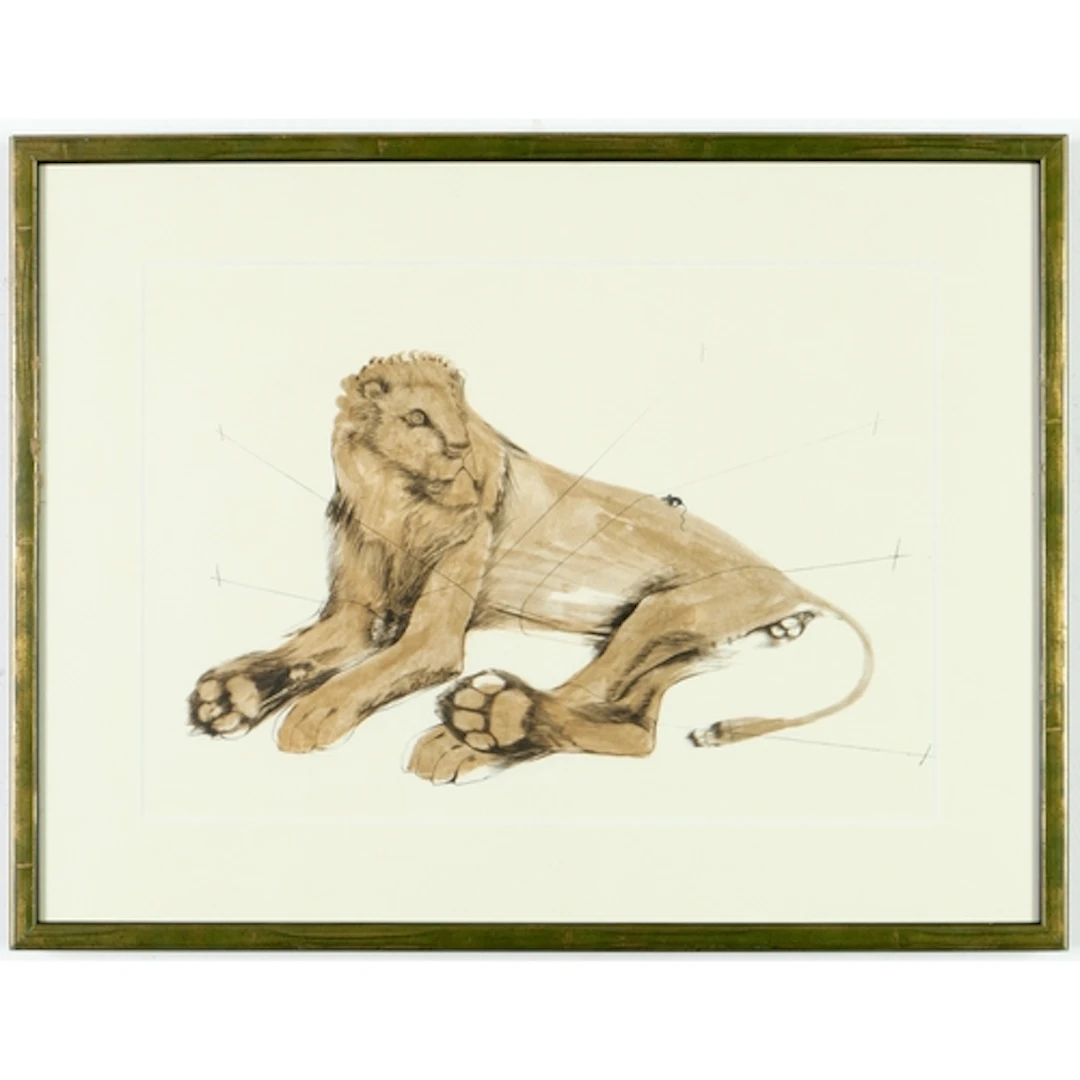 ELIZABETH FRINK (BRITISH, 1930-1993): LION Off set lithograp...