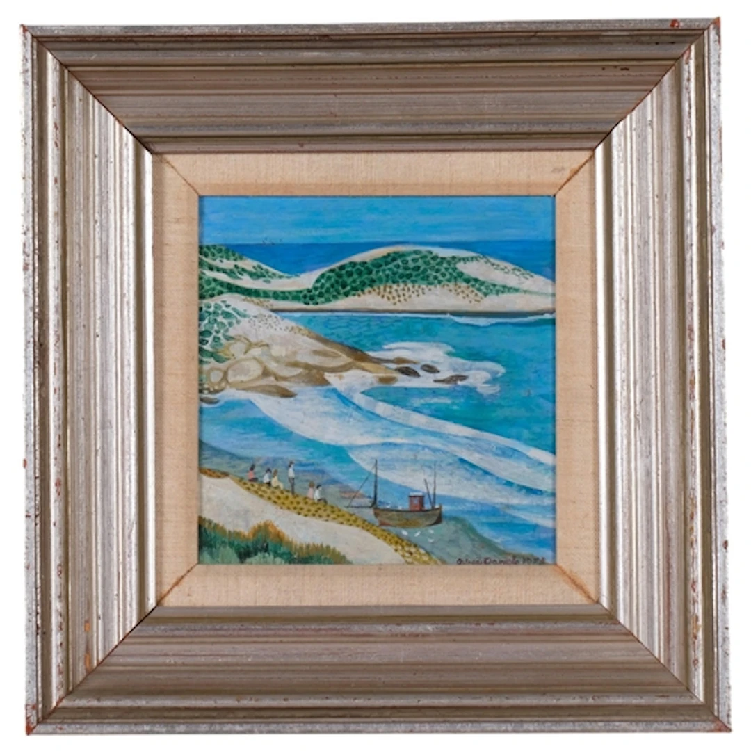 Alfred Daniels (1924 - 2015), beach in East Scotland, acryli...