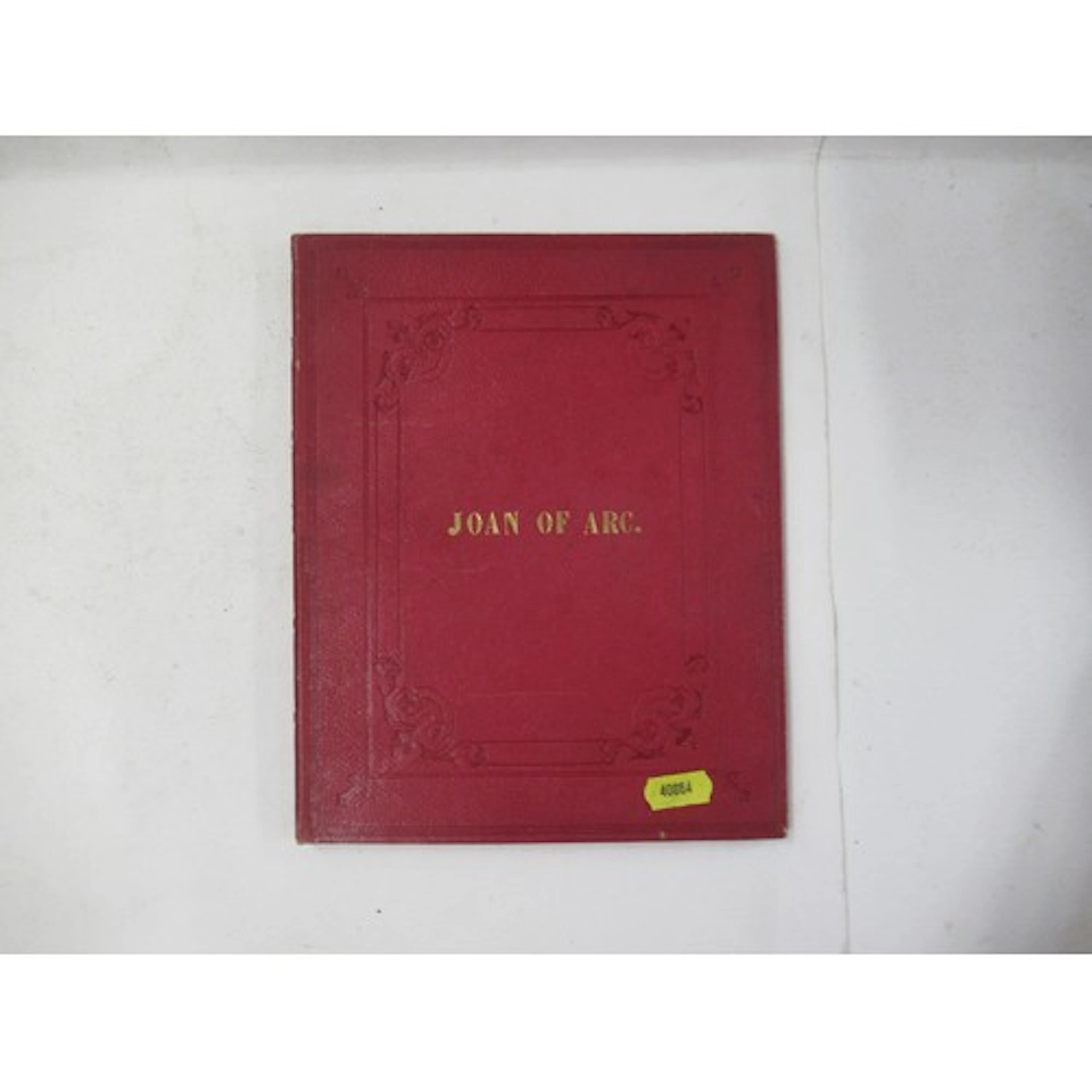 A 19th century handwritten manuscript titled Joan of Arc, da...