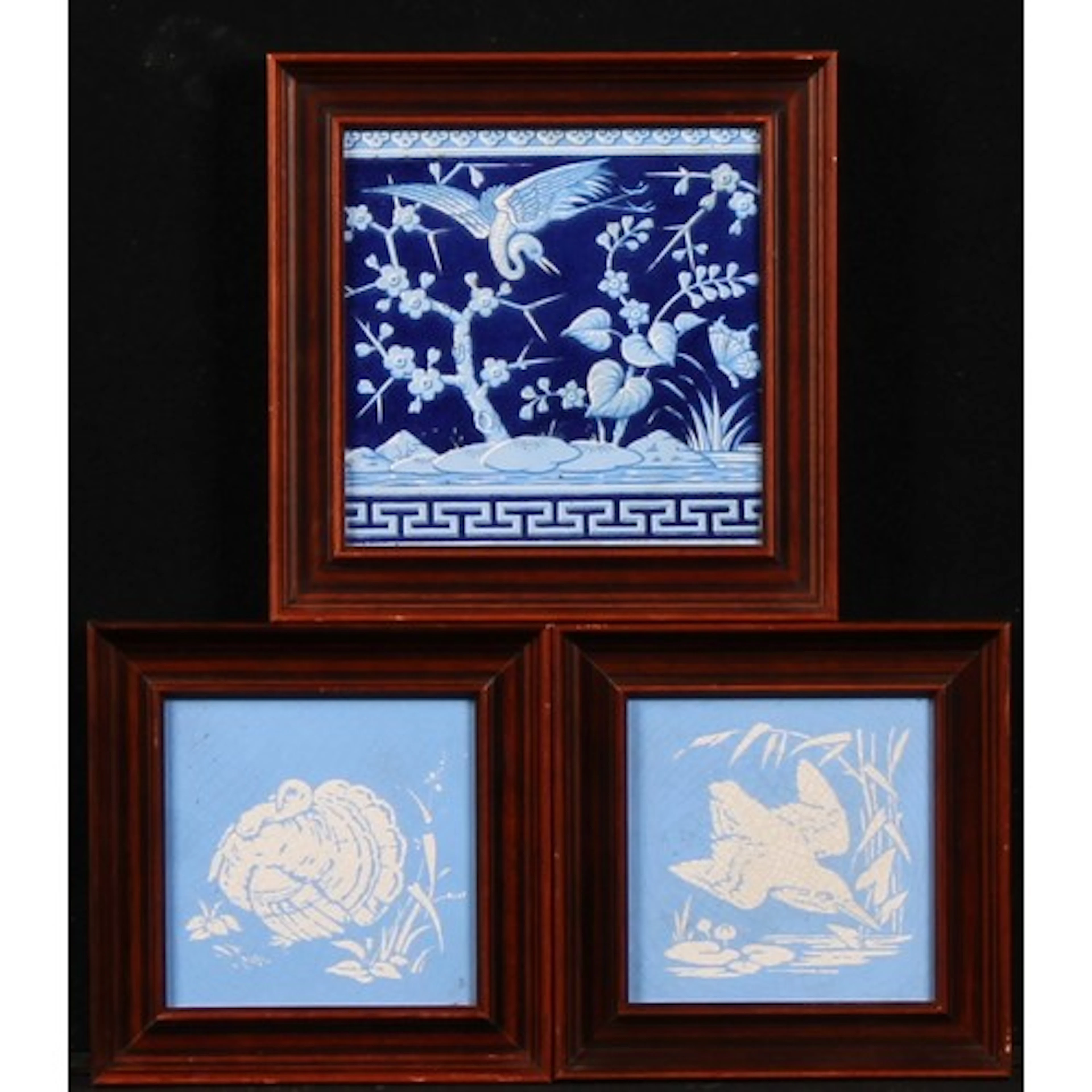 A 19th century Japonisme ceramic tile, by Minton's, probably...